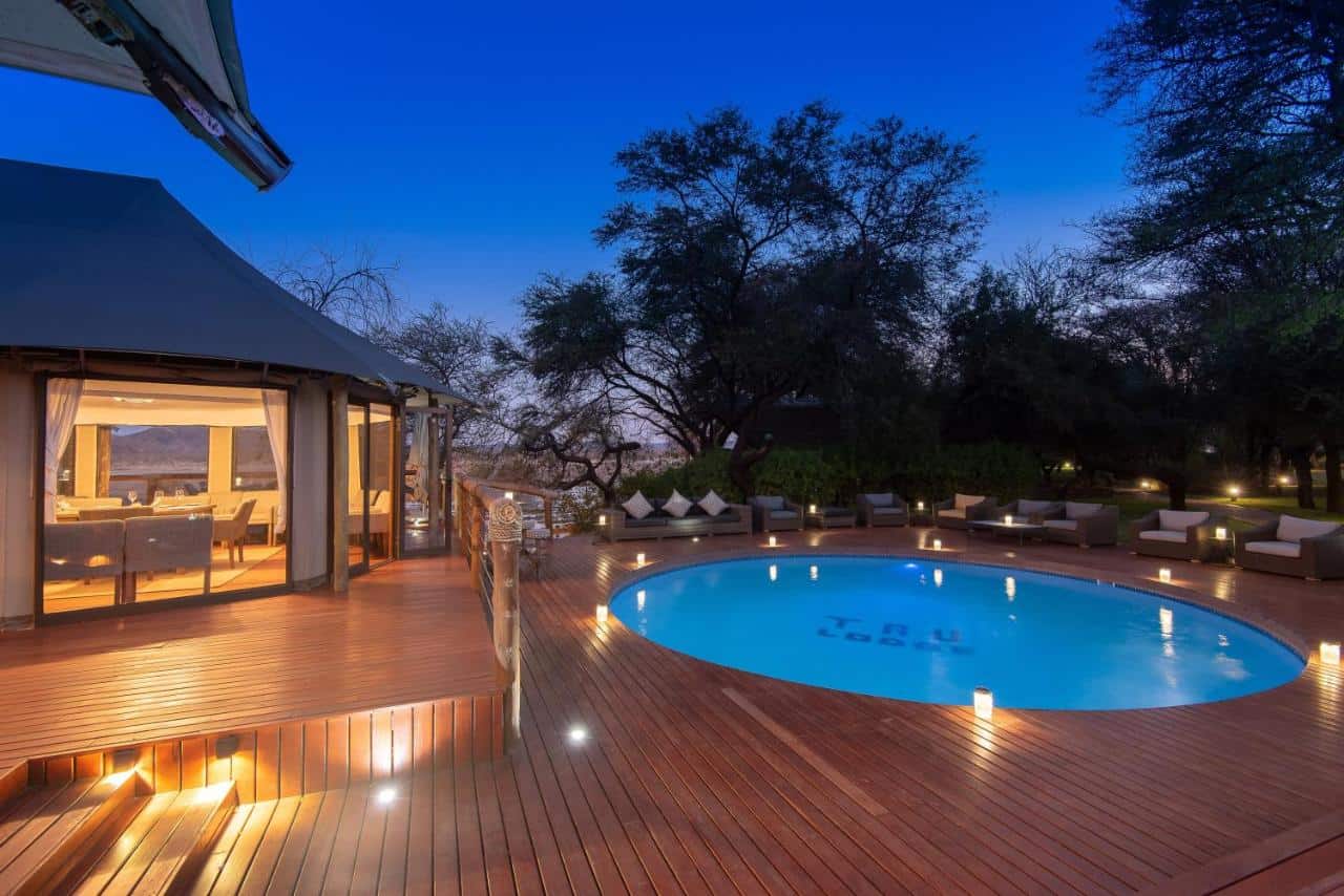 tau game lodge piscine