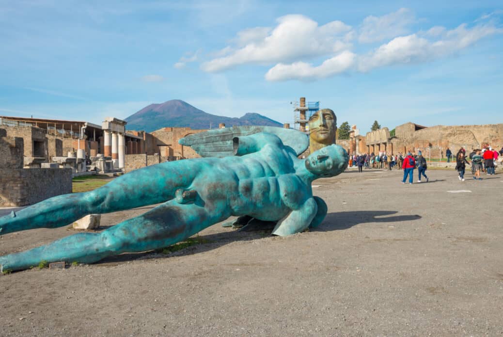 visiteurs pompei