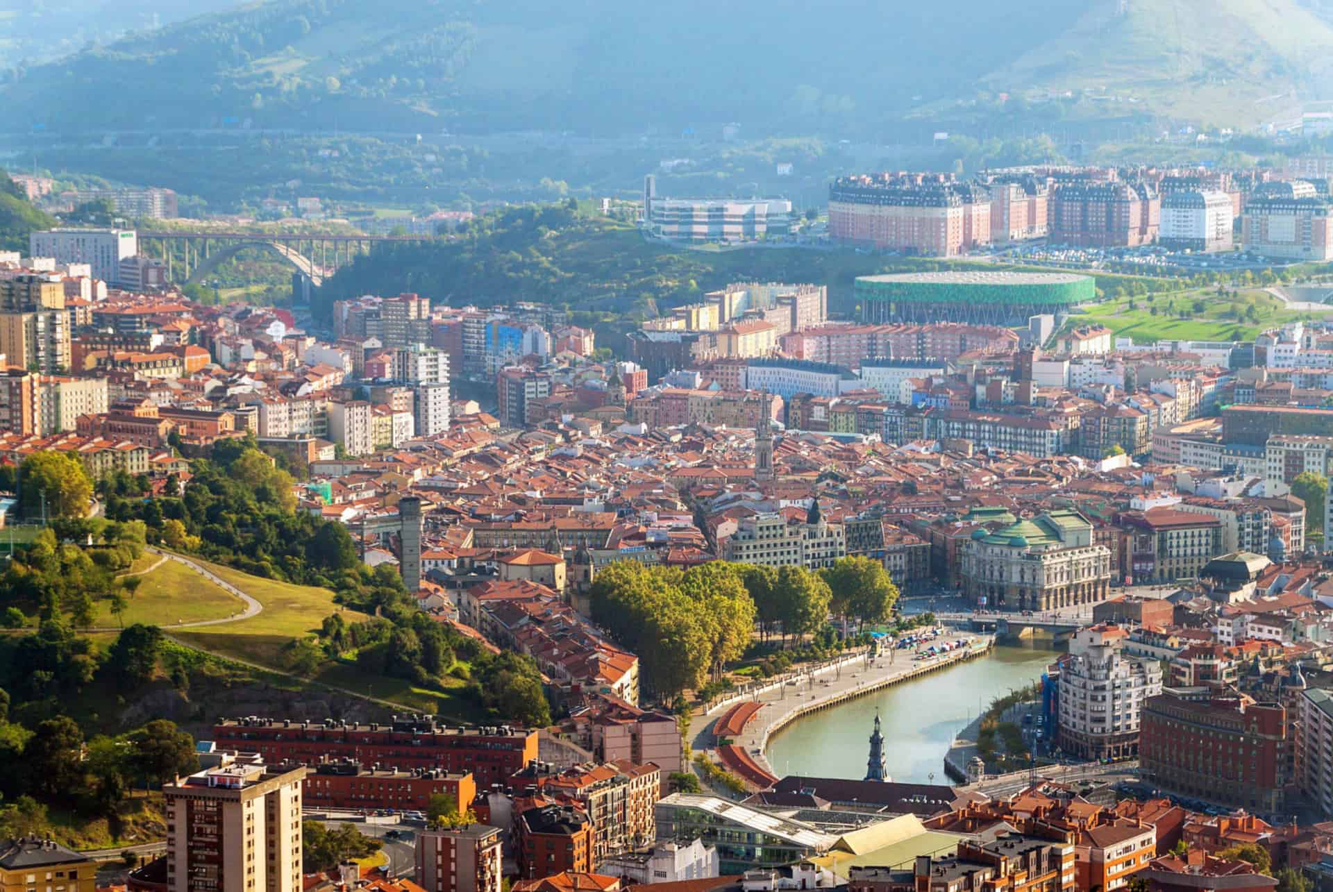 vue de bilbao depuis Artxanda