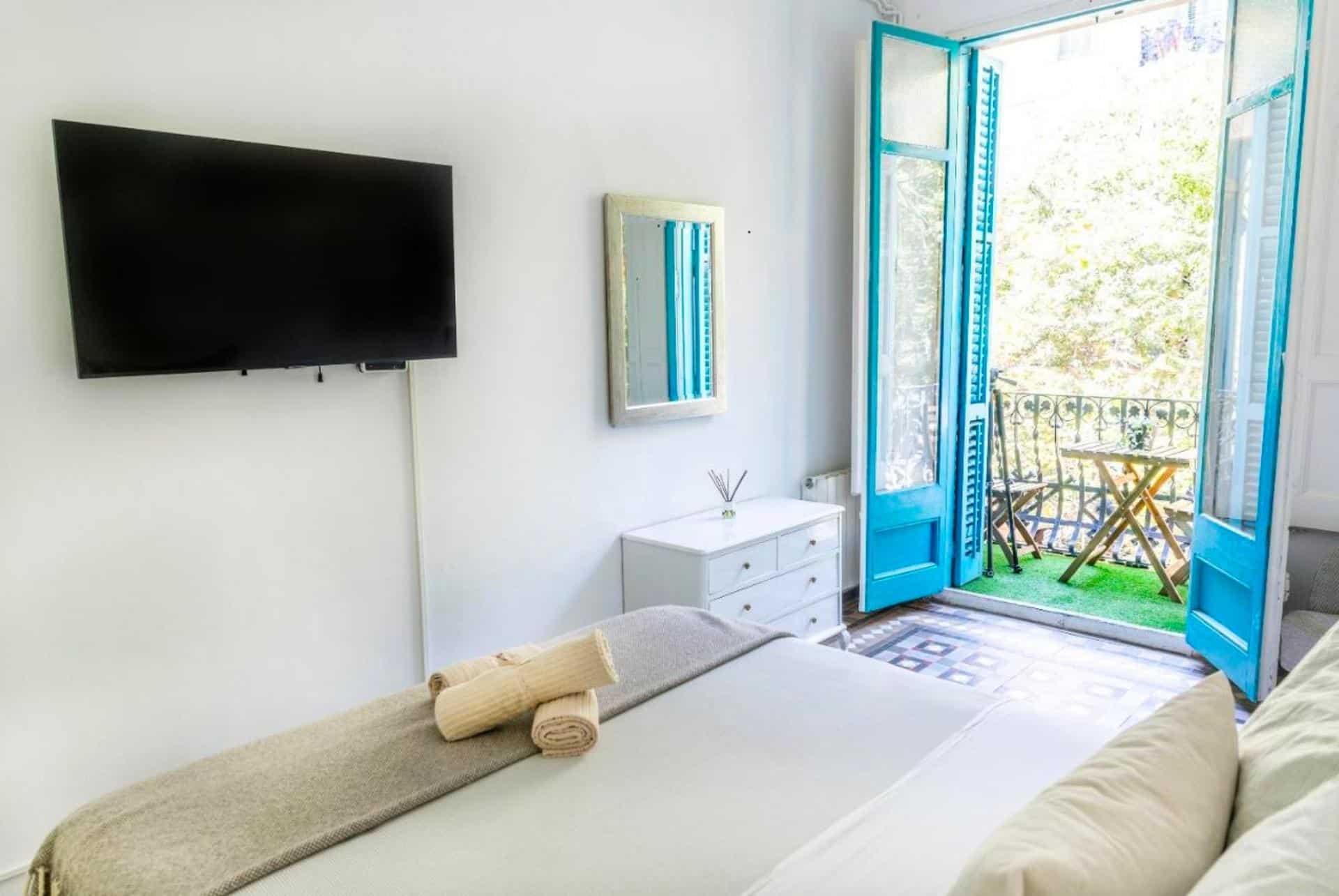 b garden bcn chambre balcon