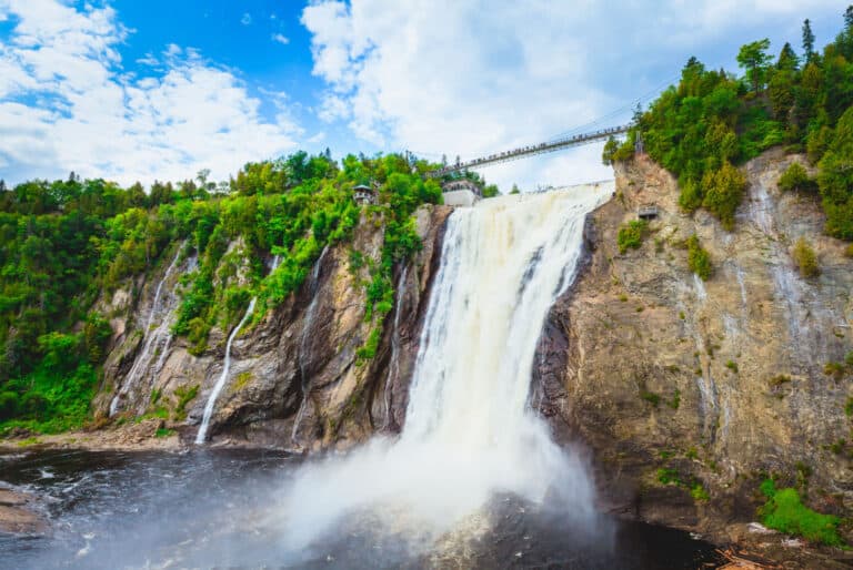 Visite des chutes de Montmorency avec téléphérique
