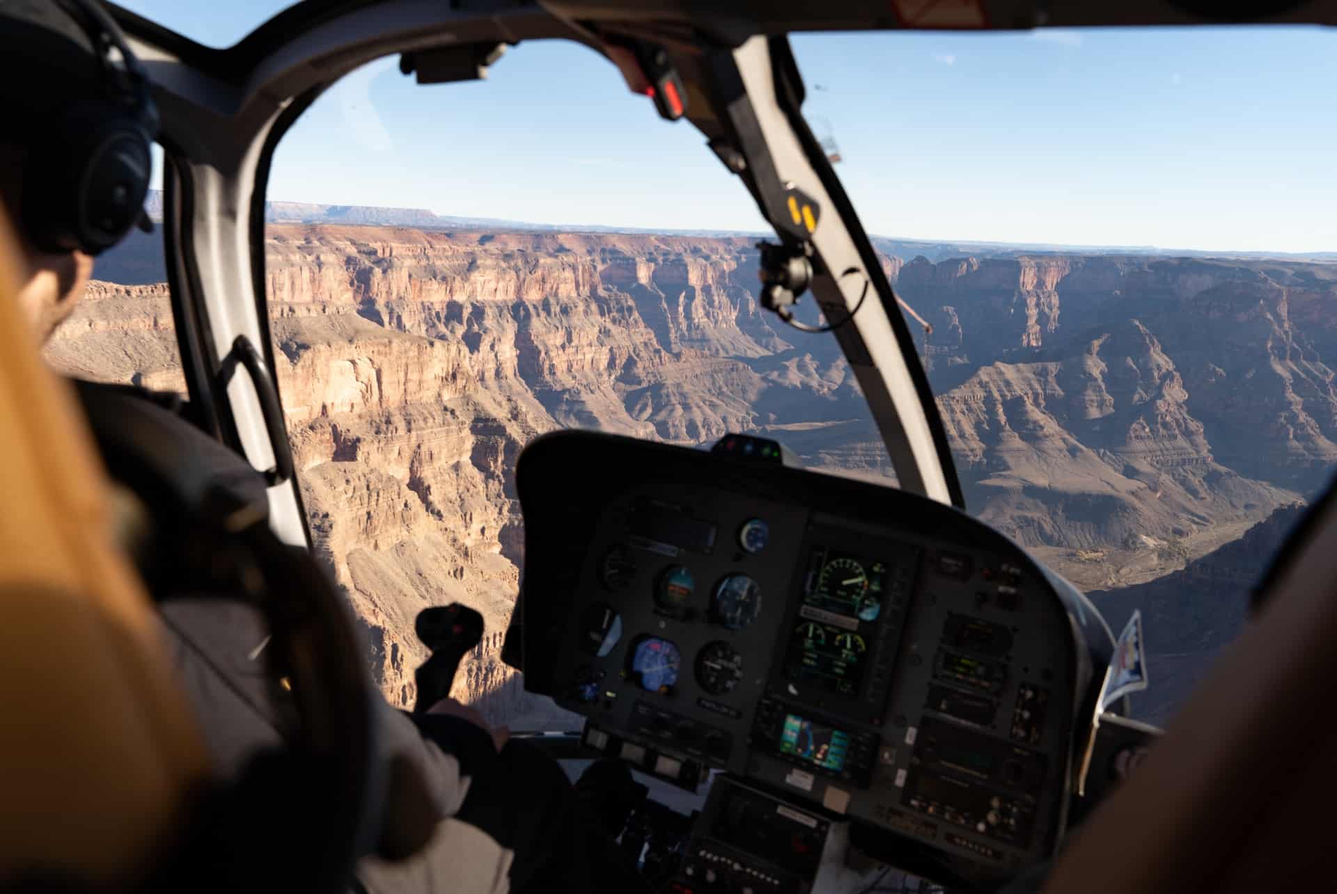 helicoptere au grand canyon