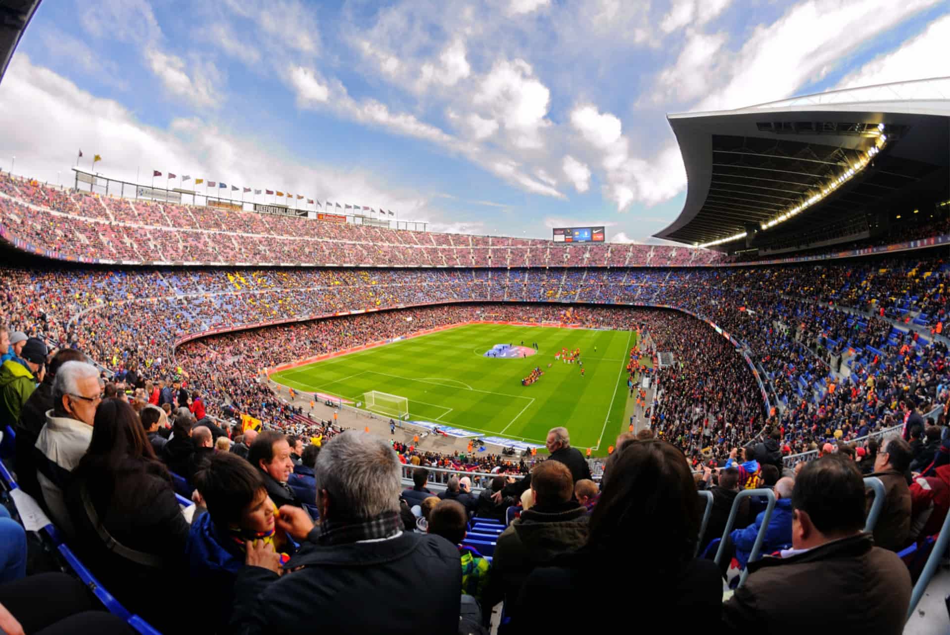 interieur stade camp nou