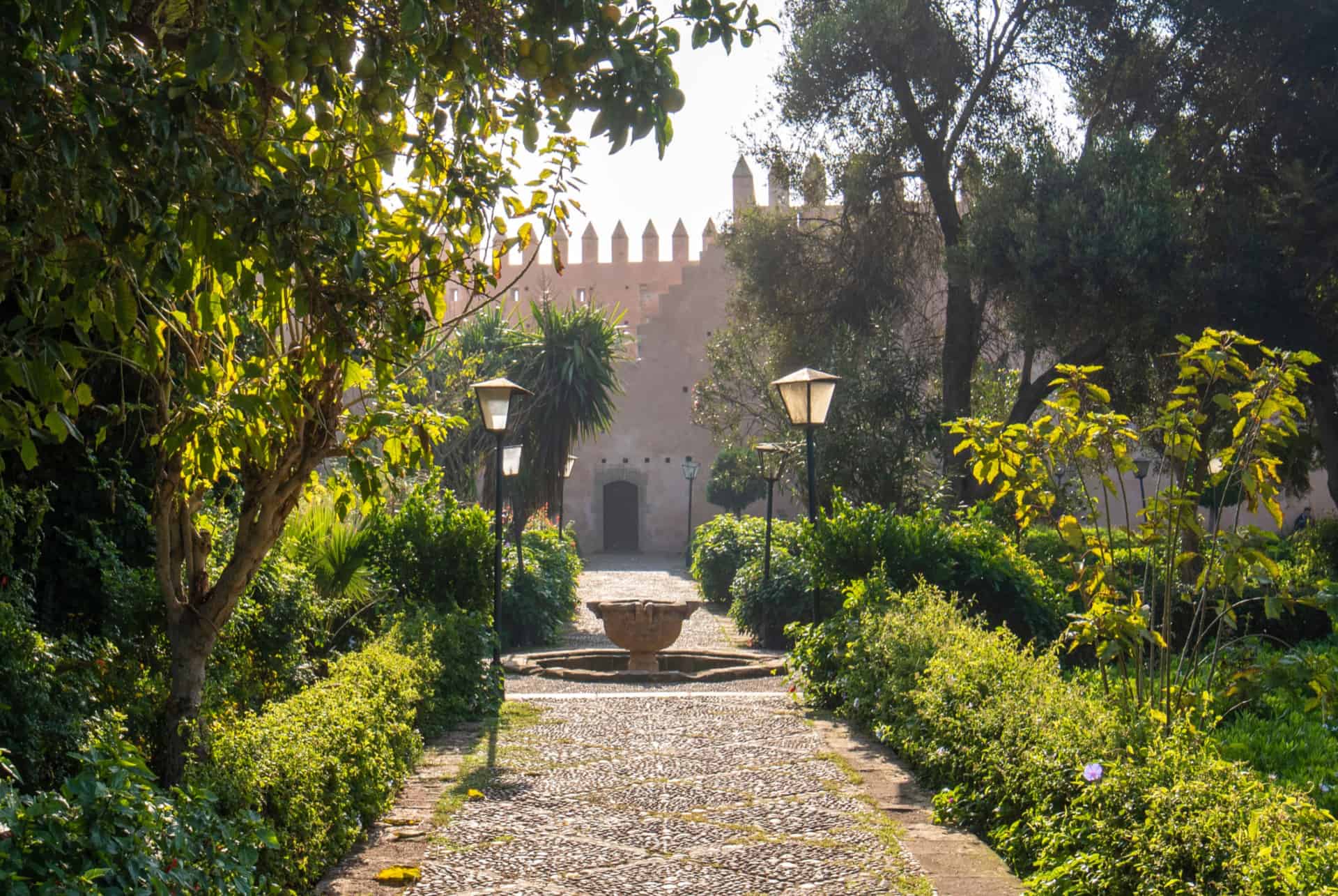 jardins kasbah des oudayas