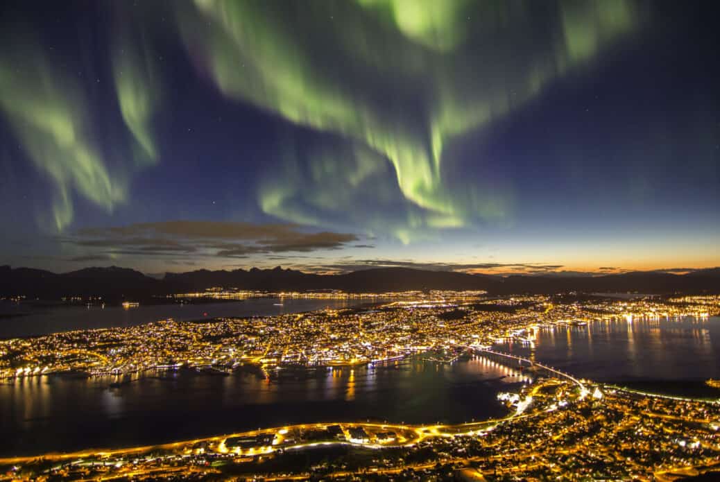 tromso aurora borealis