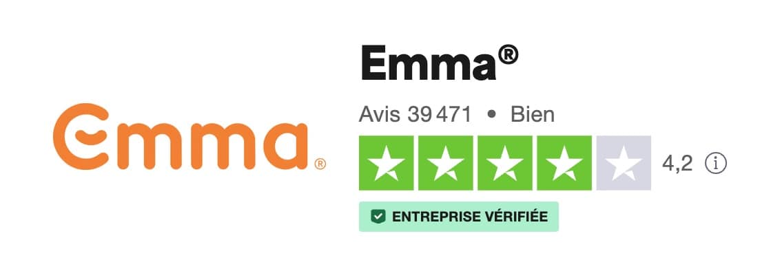 avis trustpilot emma matelas