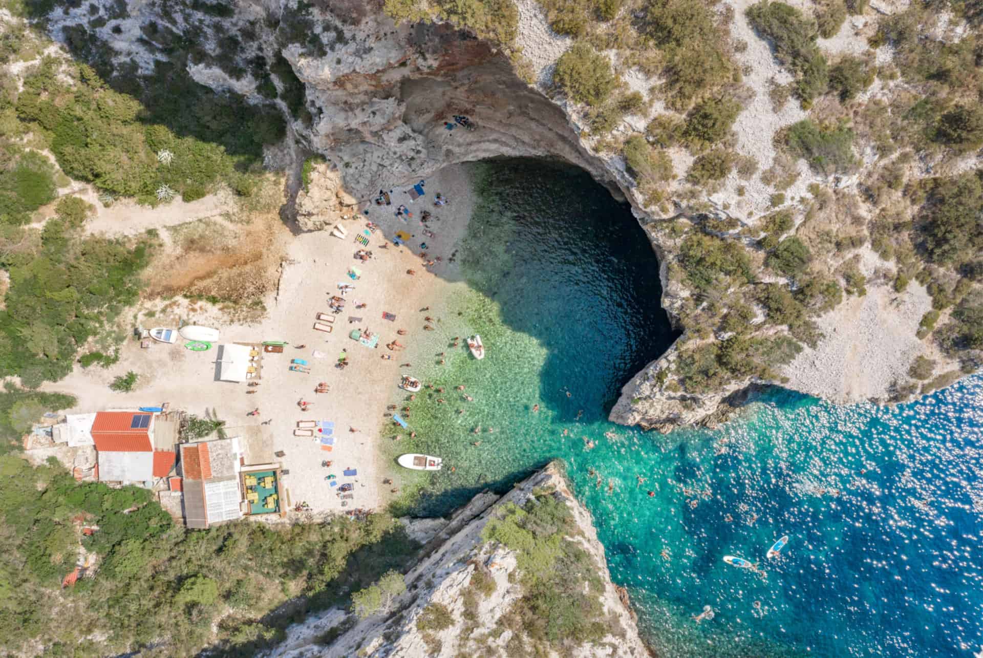 plus belles plages de croatie stiniva