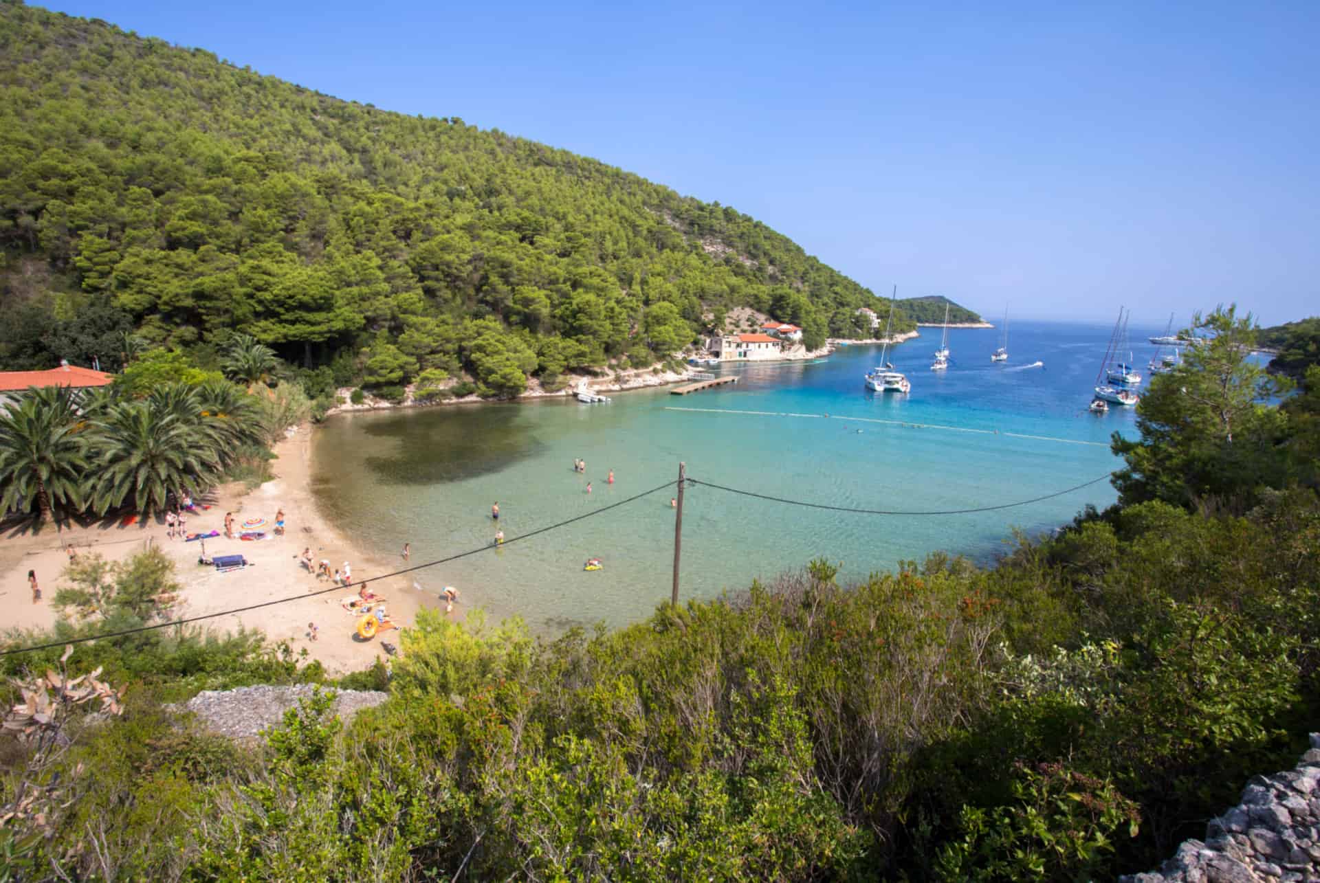 plus belles plages de croatie stoncica