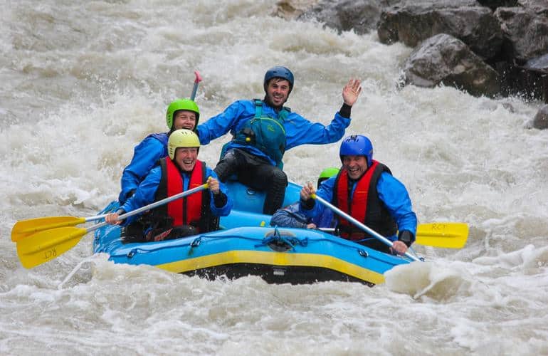 rafting zell am see