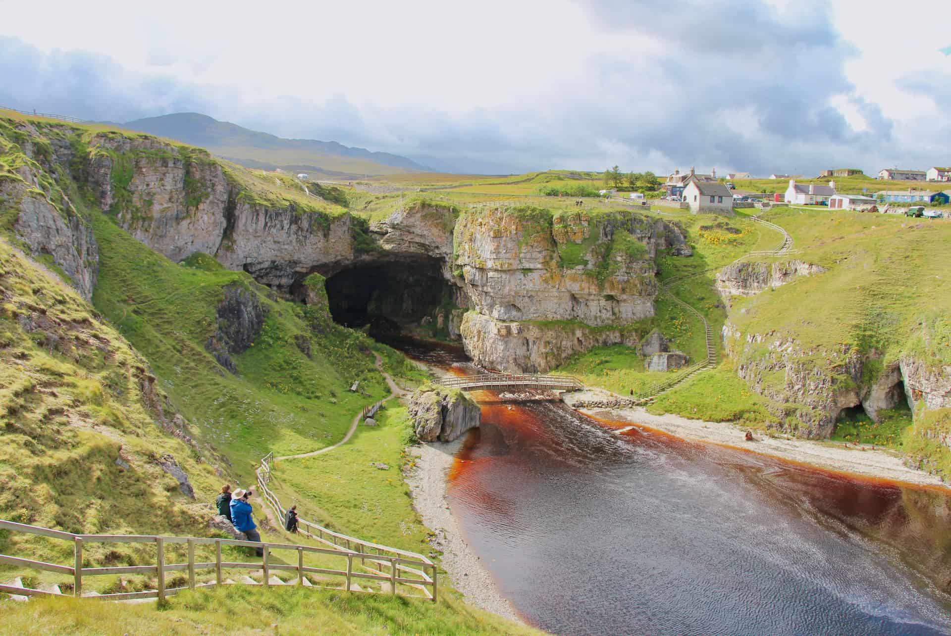 smoo cave durness road trip ecosse