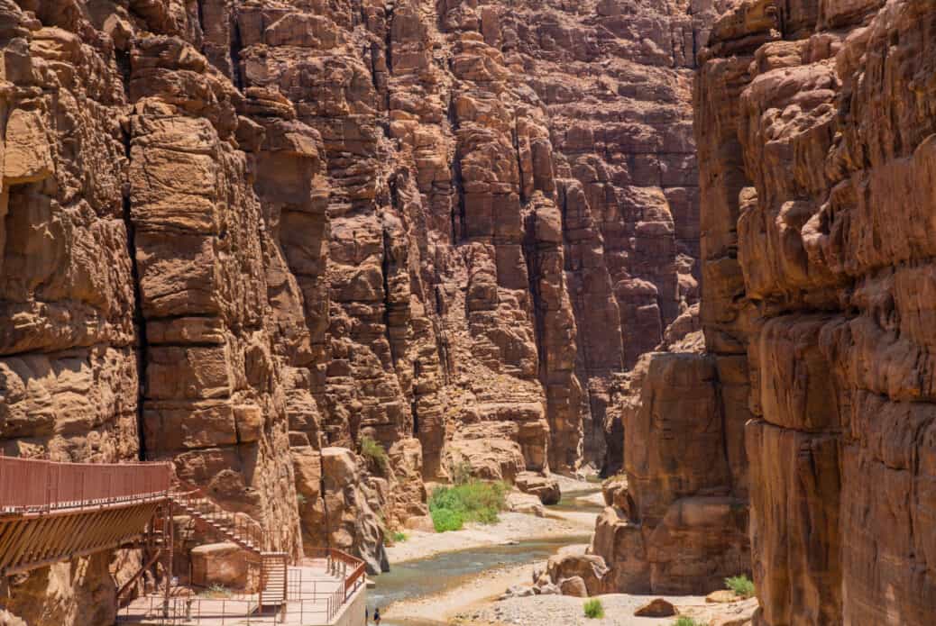 wadi mujib que faire jordanie