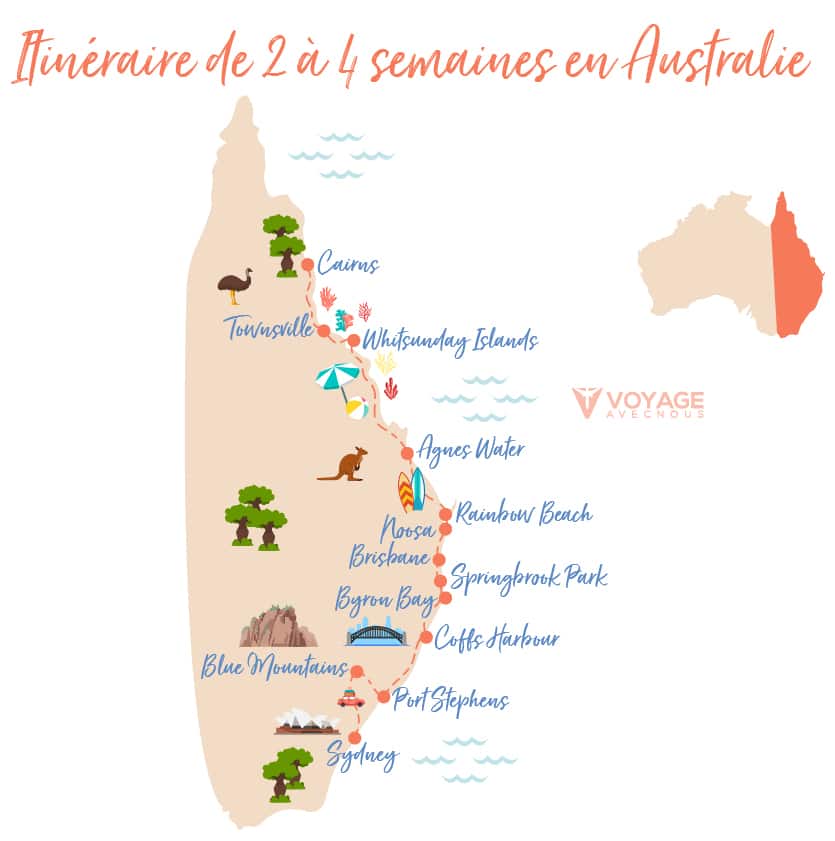 road trip australie itineraire