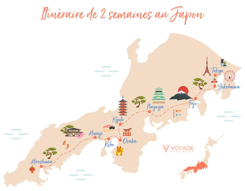 2 semaines au japon itineraire