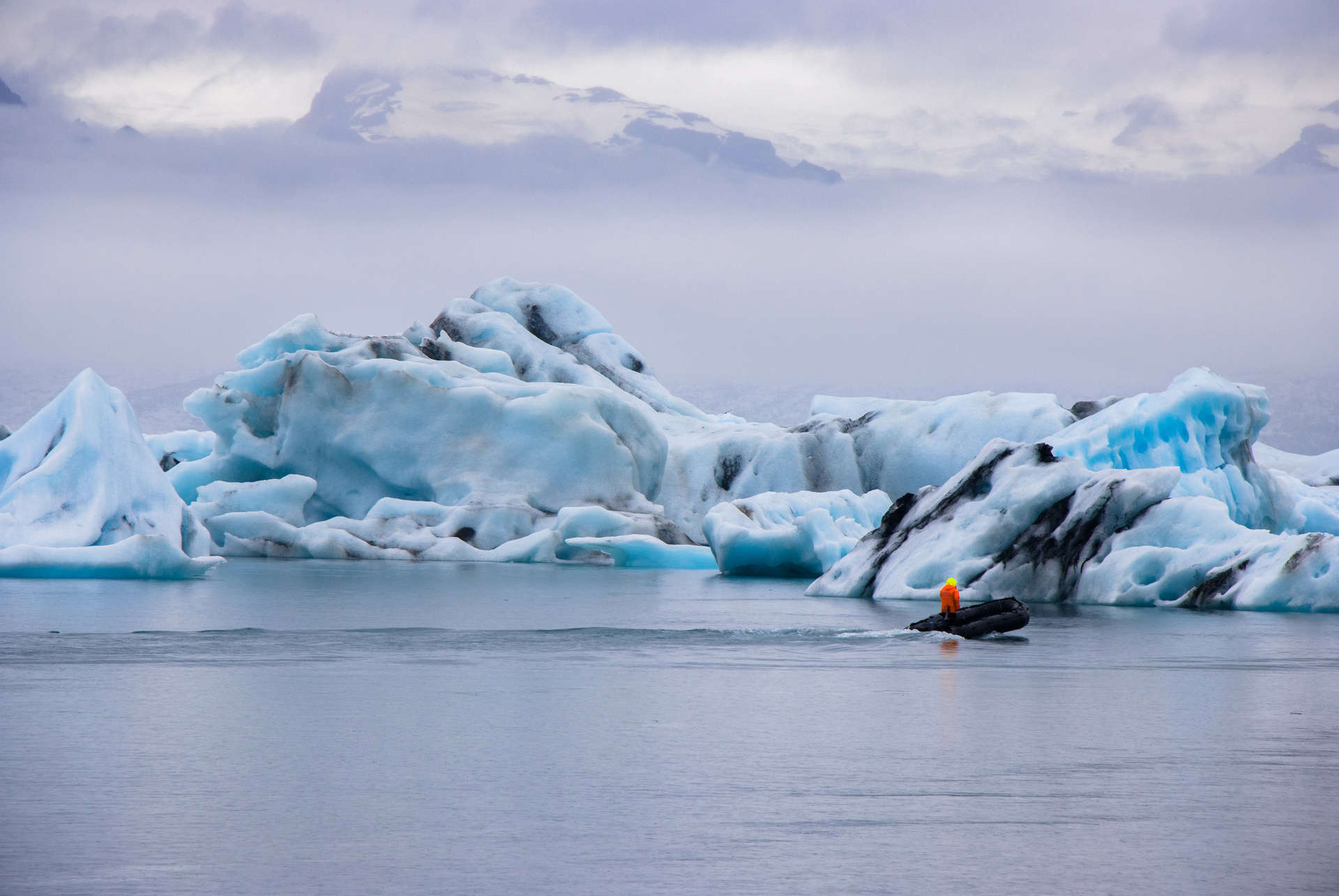 jokulsarlon islande en janvier