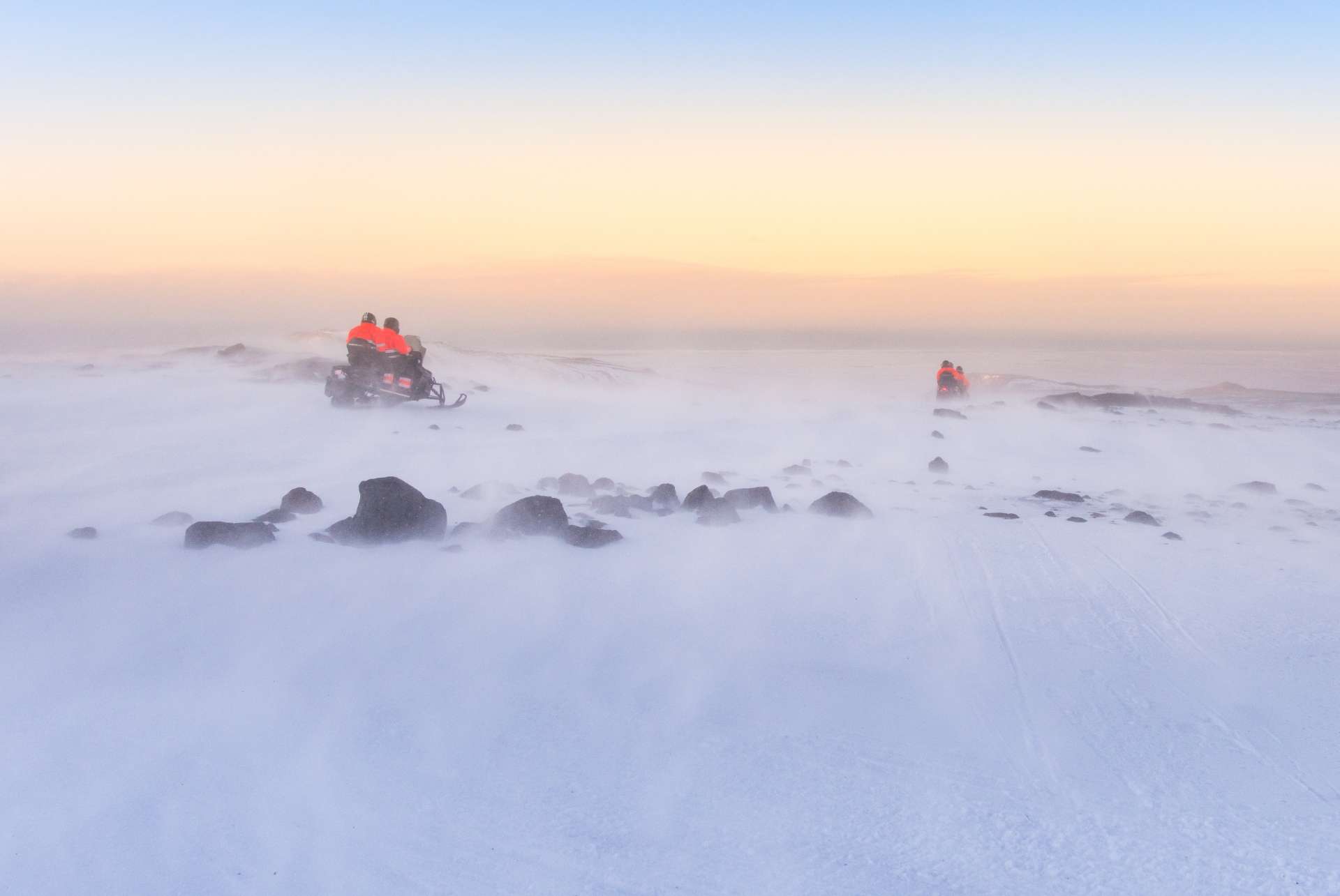 motoneige islande fevrier