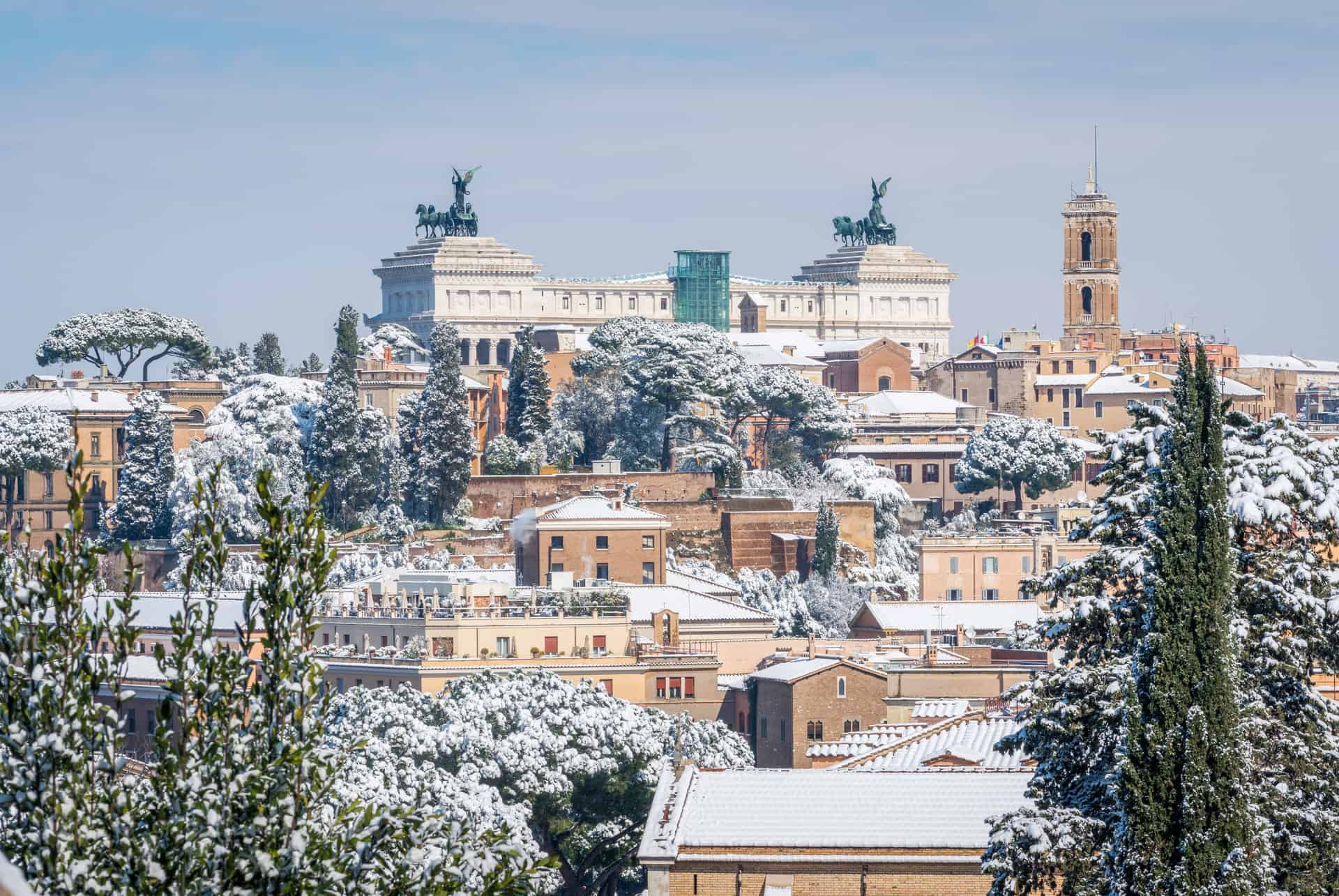 rome en hiver