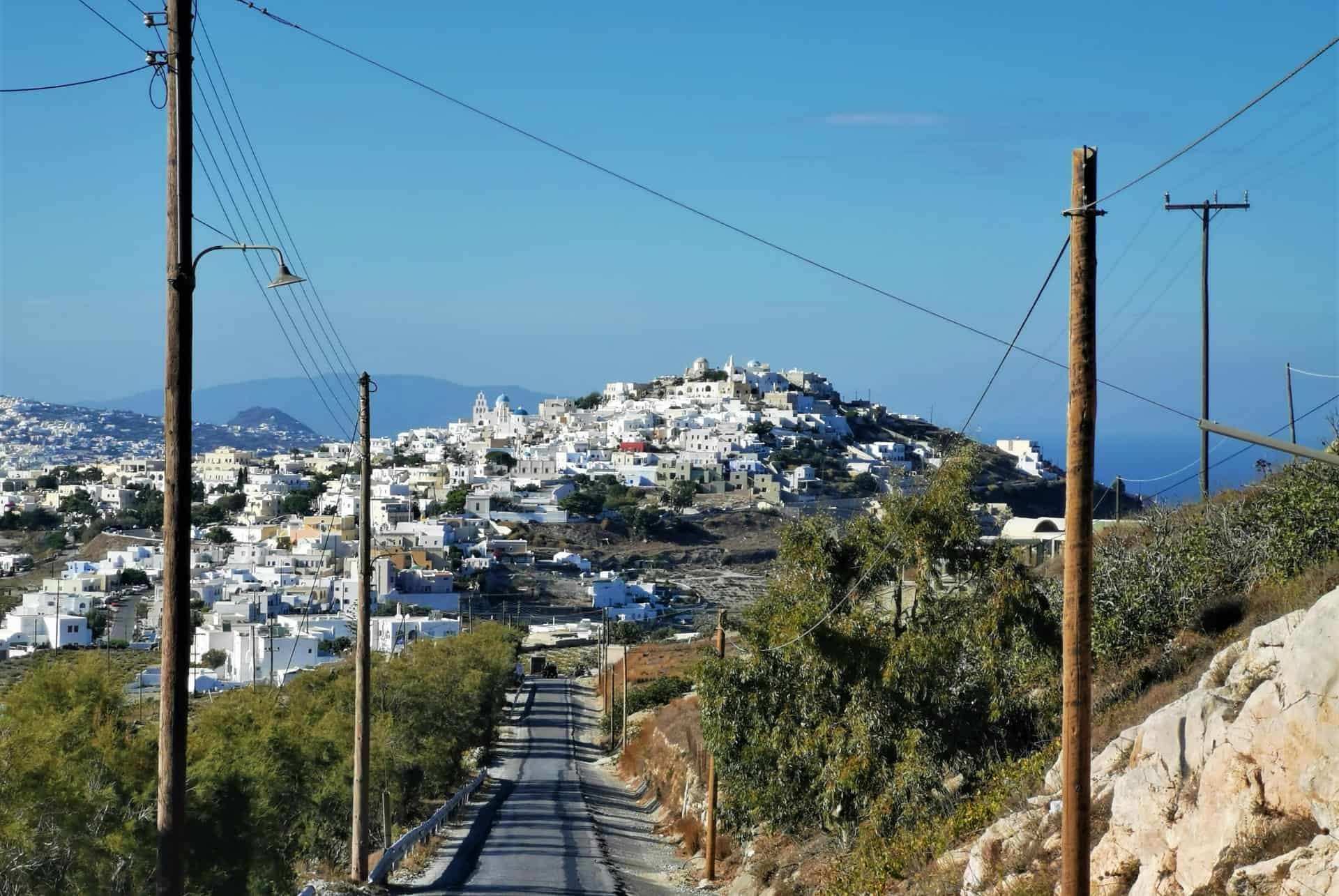 route a santorini