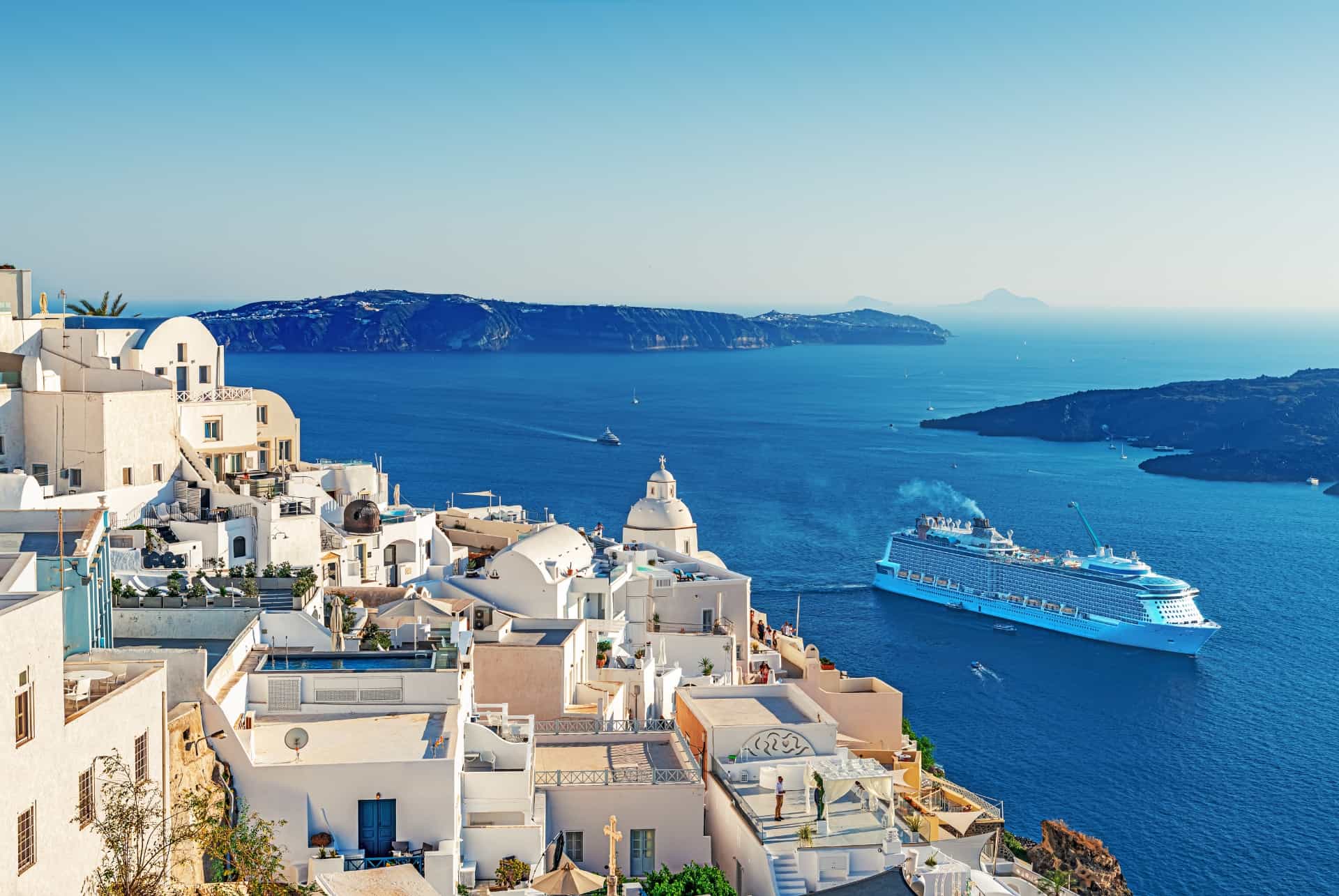 santorini bateau