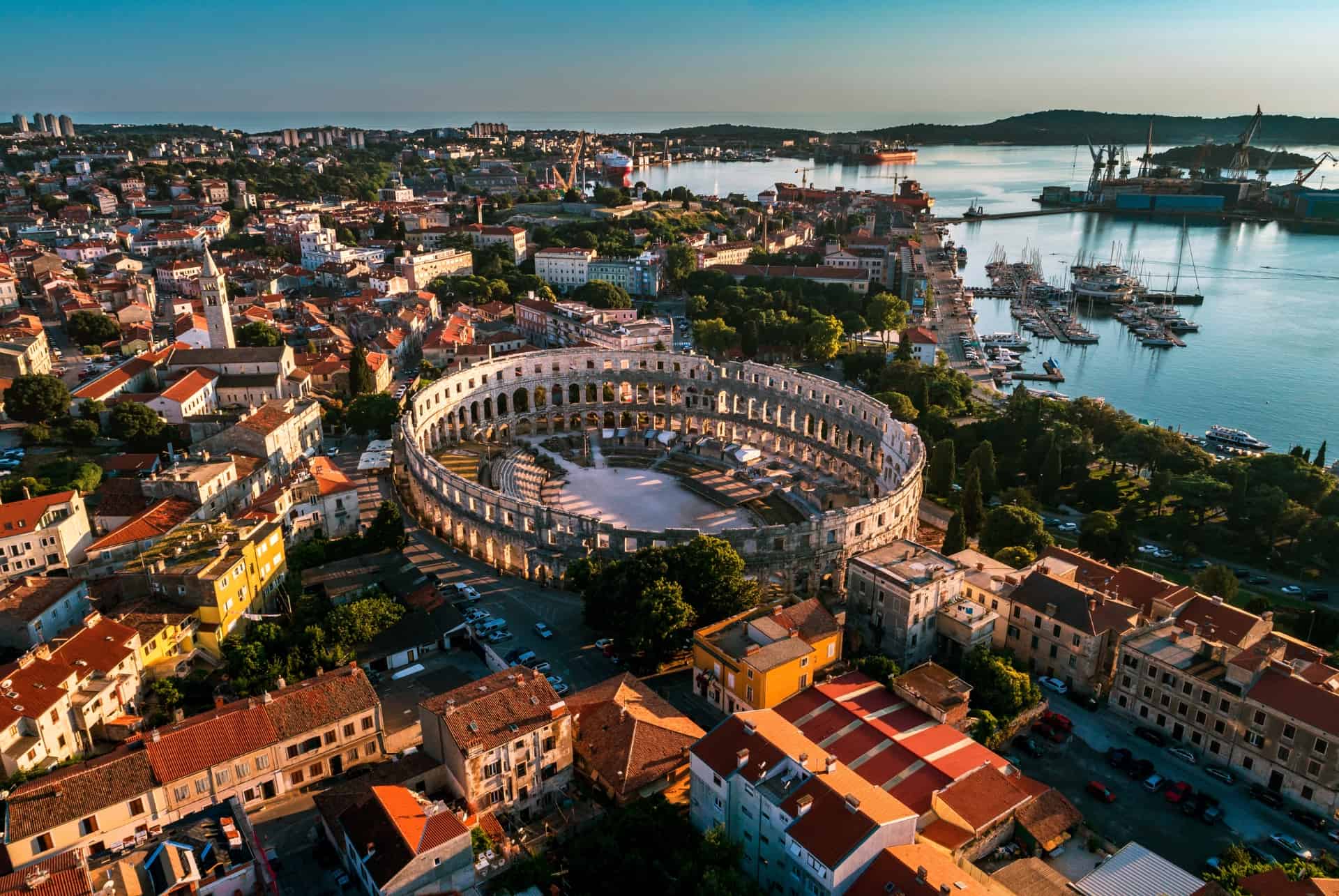 ville pula croatie
