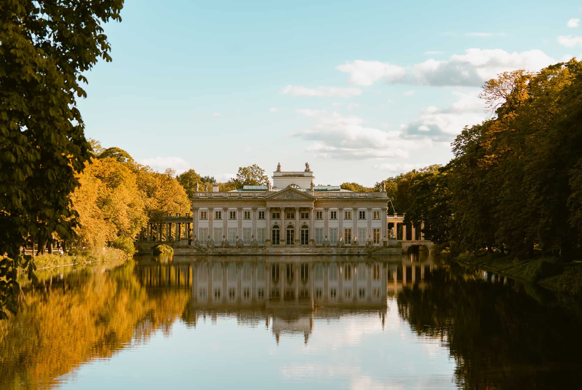 lazienki palais sur leau