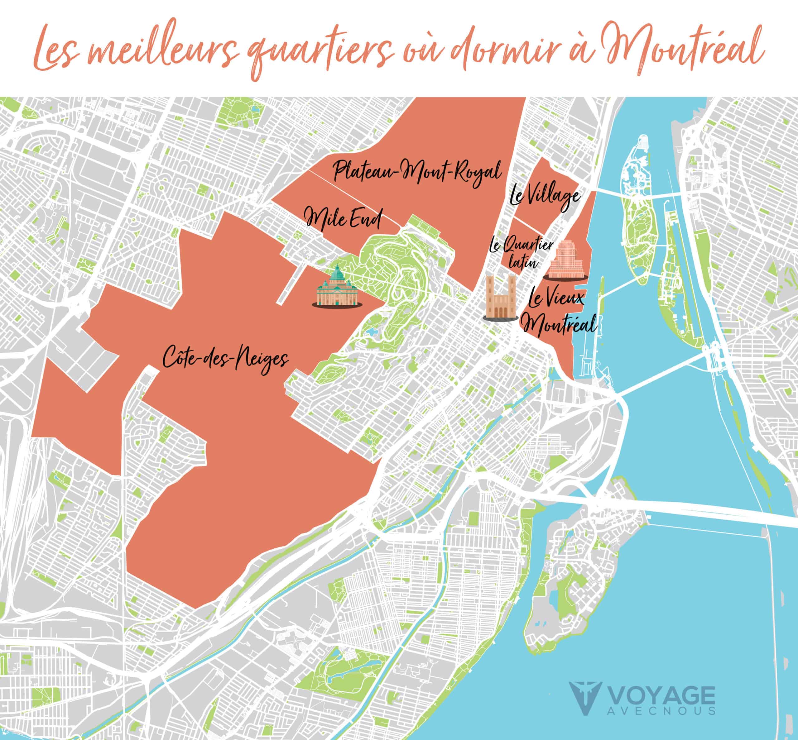 carte ou dormir montreal