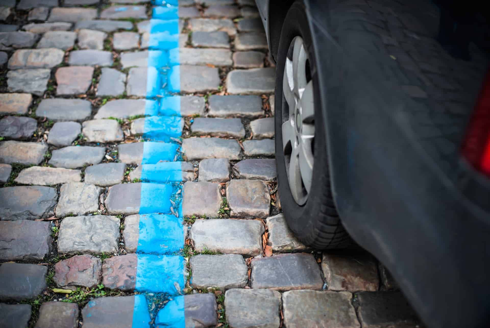 ligne bleue parking rome
