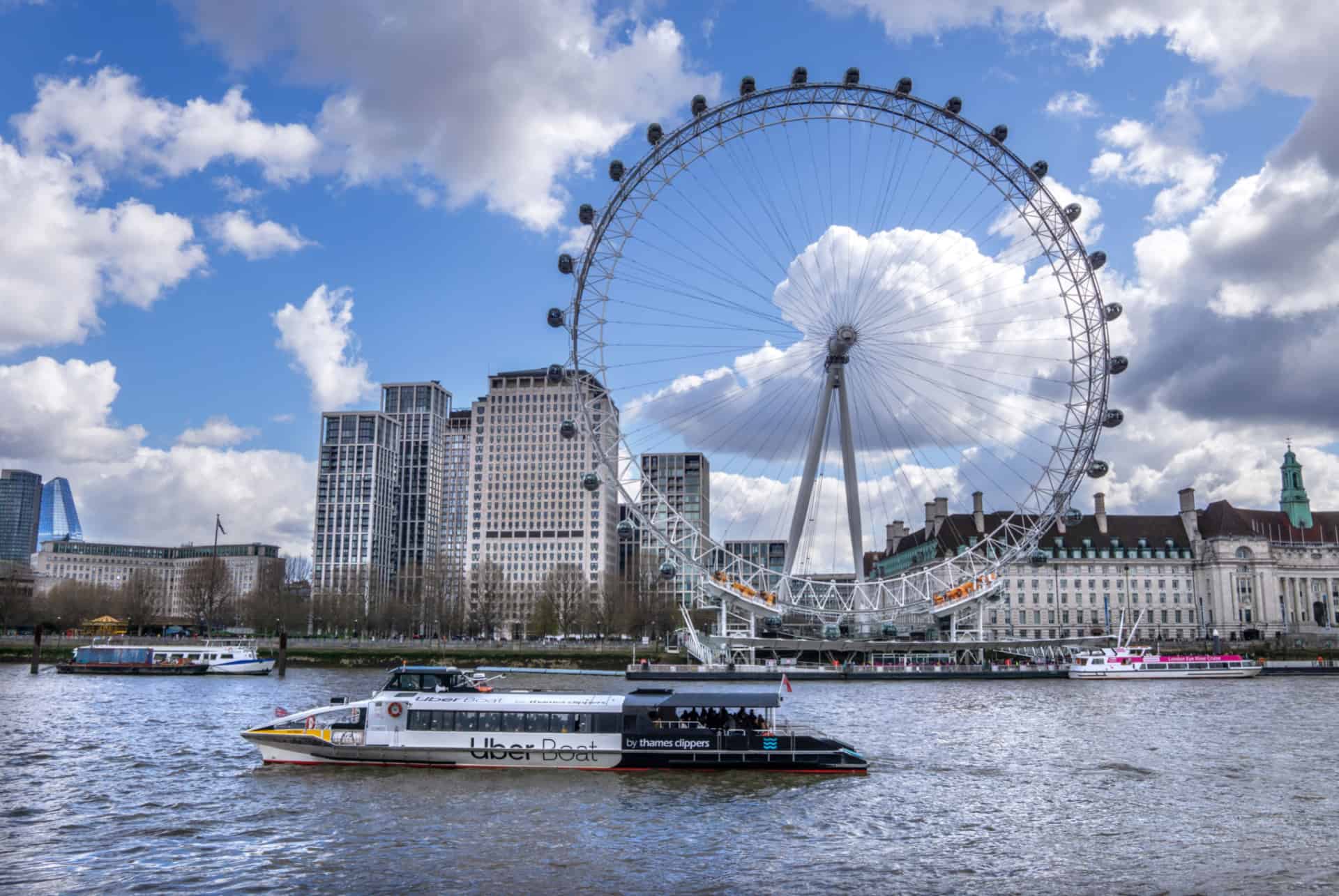 london eye au printemps