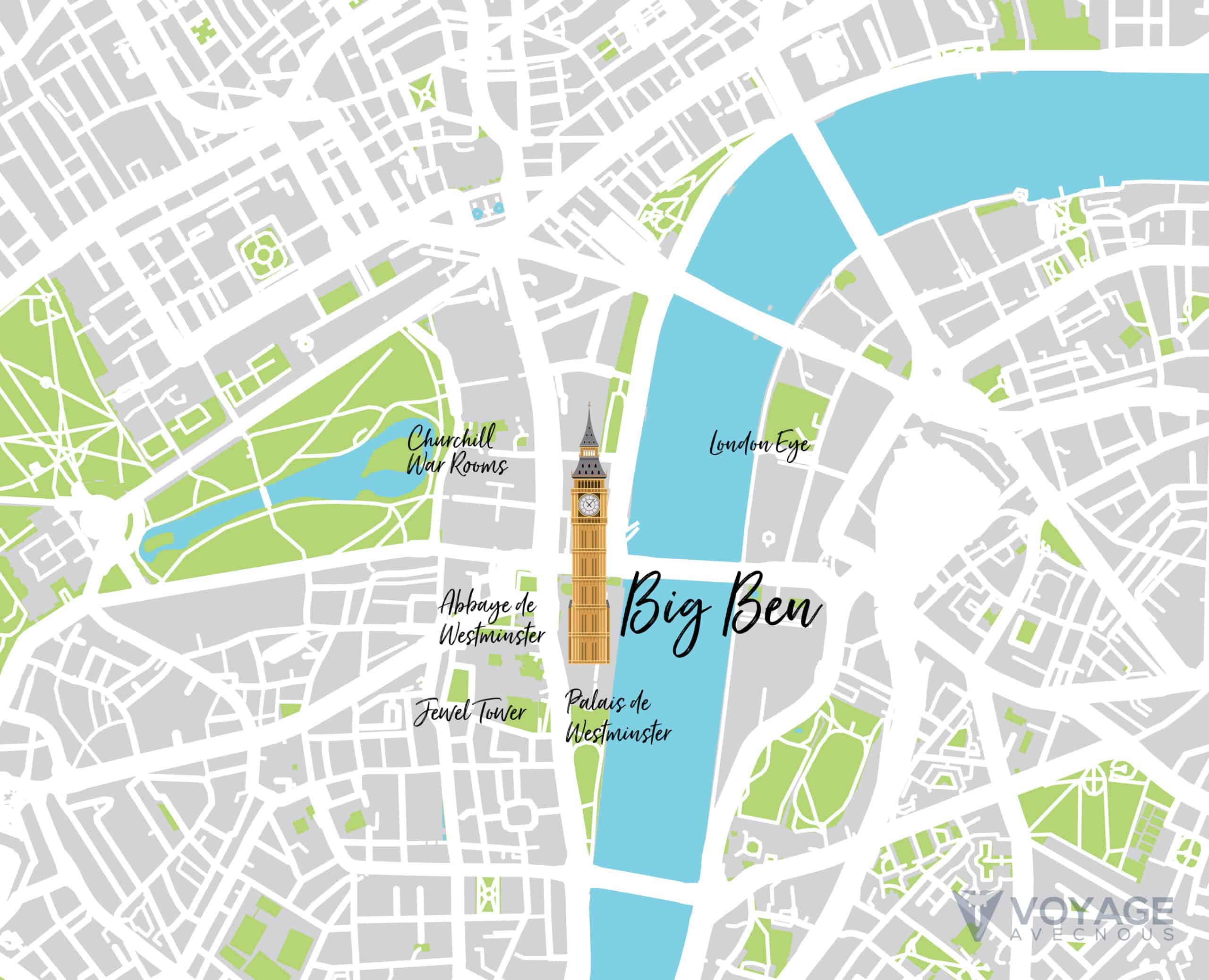 map big ben