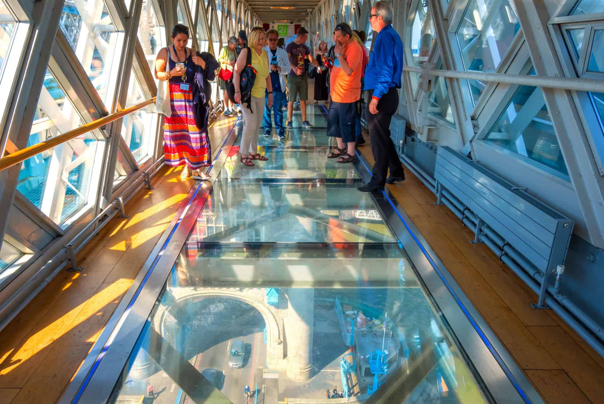 passerelle en verre tower bridge