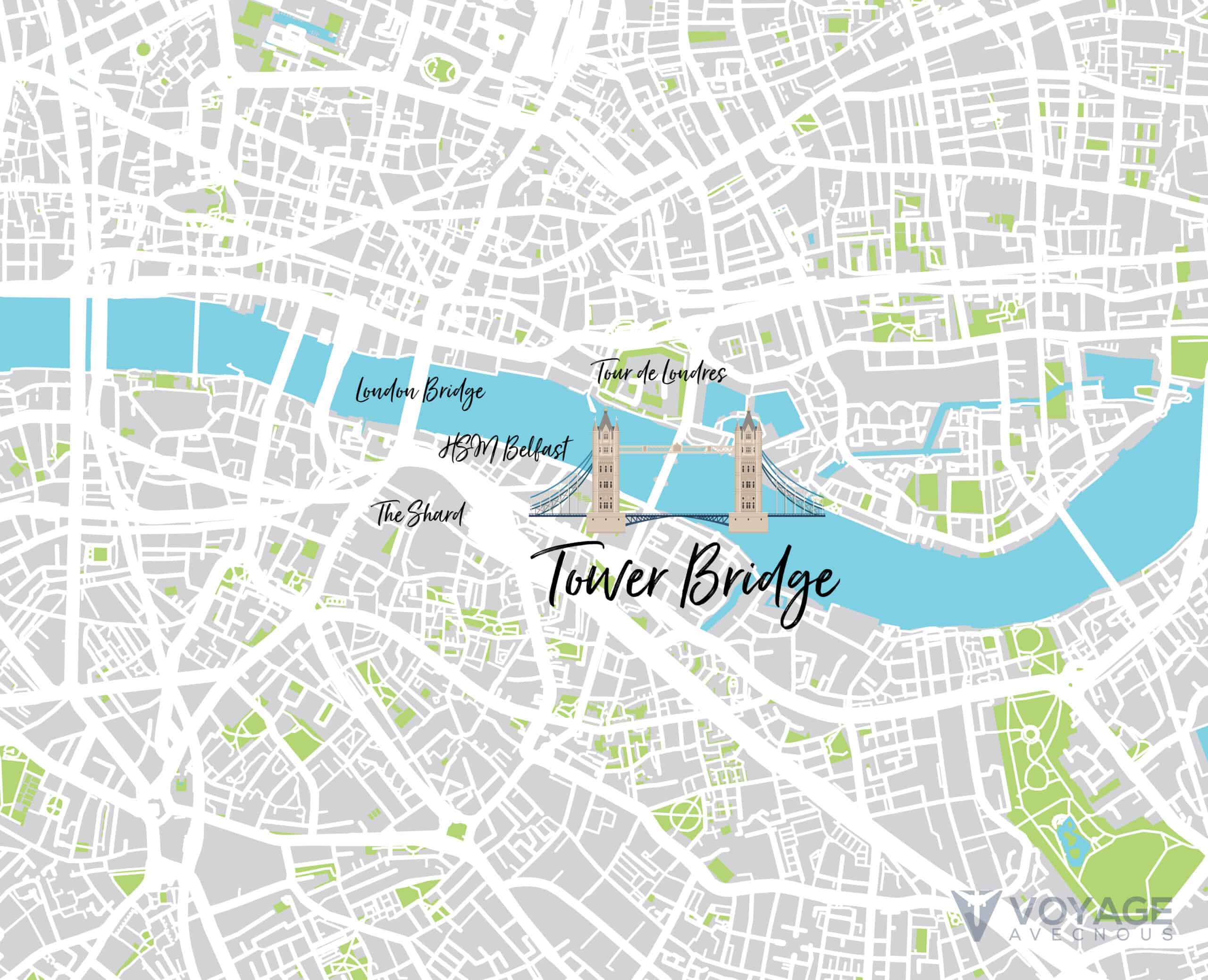 plan tower bridge