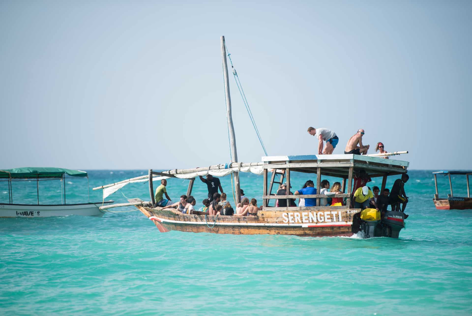 touristes a zanzibar