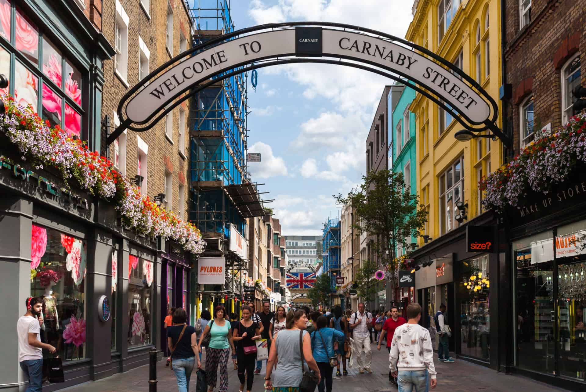 carnaby street quartier de soho londres