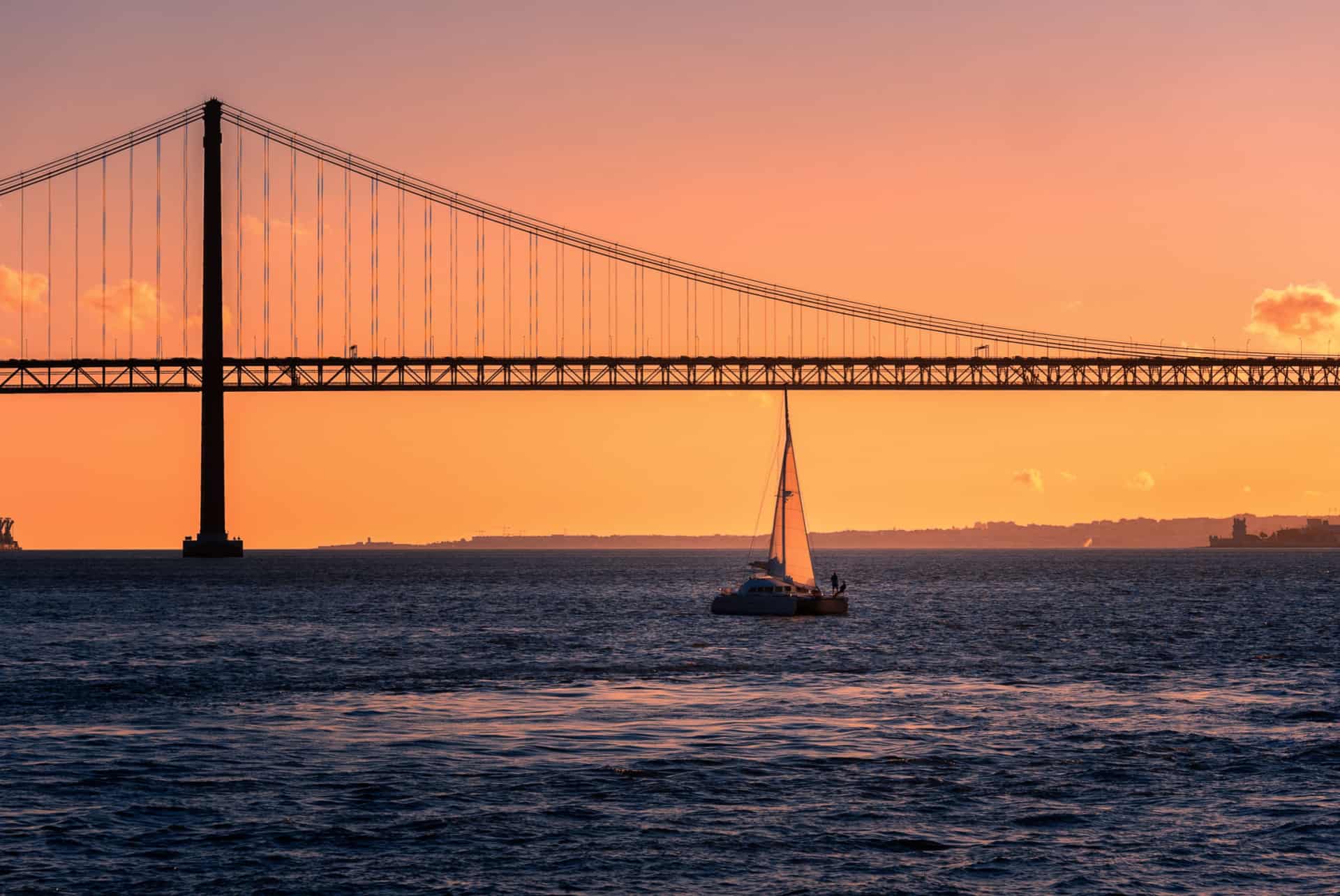 croisiere coucher de soleil lisbonne