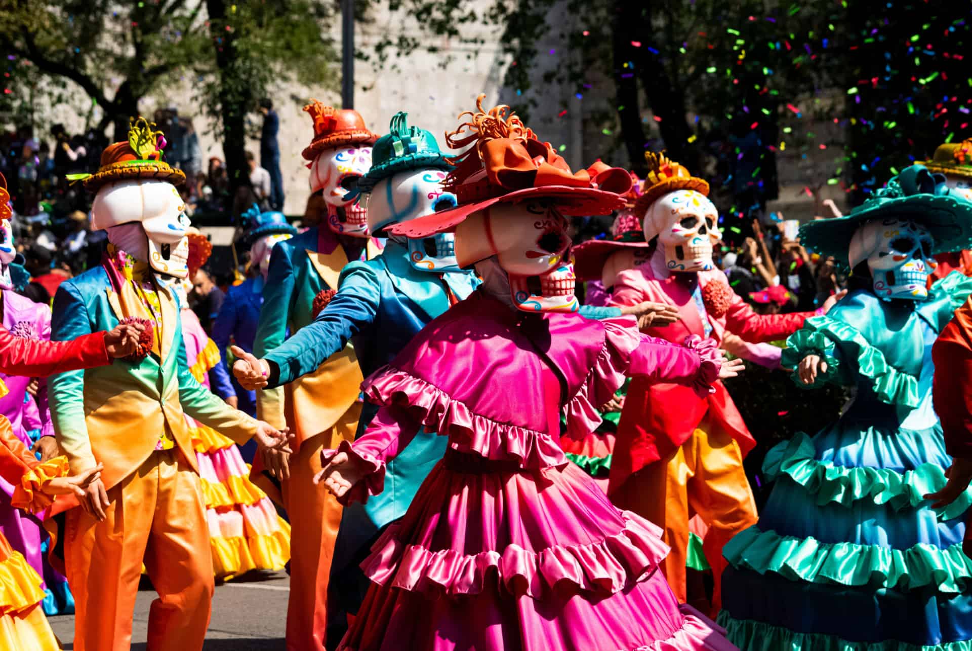 defile fete des morts mexico