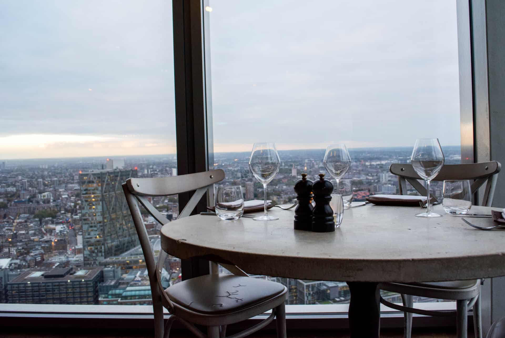 duck and waffle londres