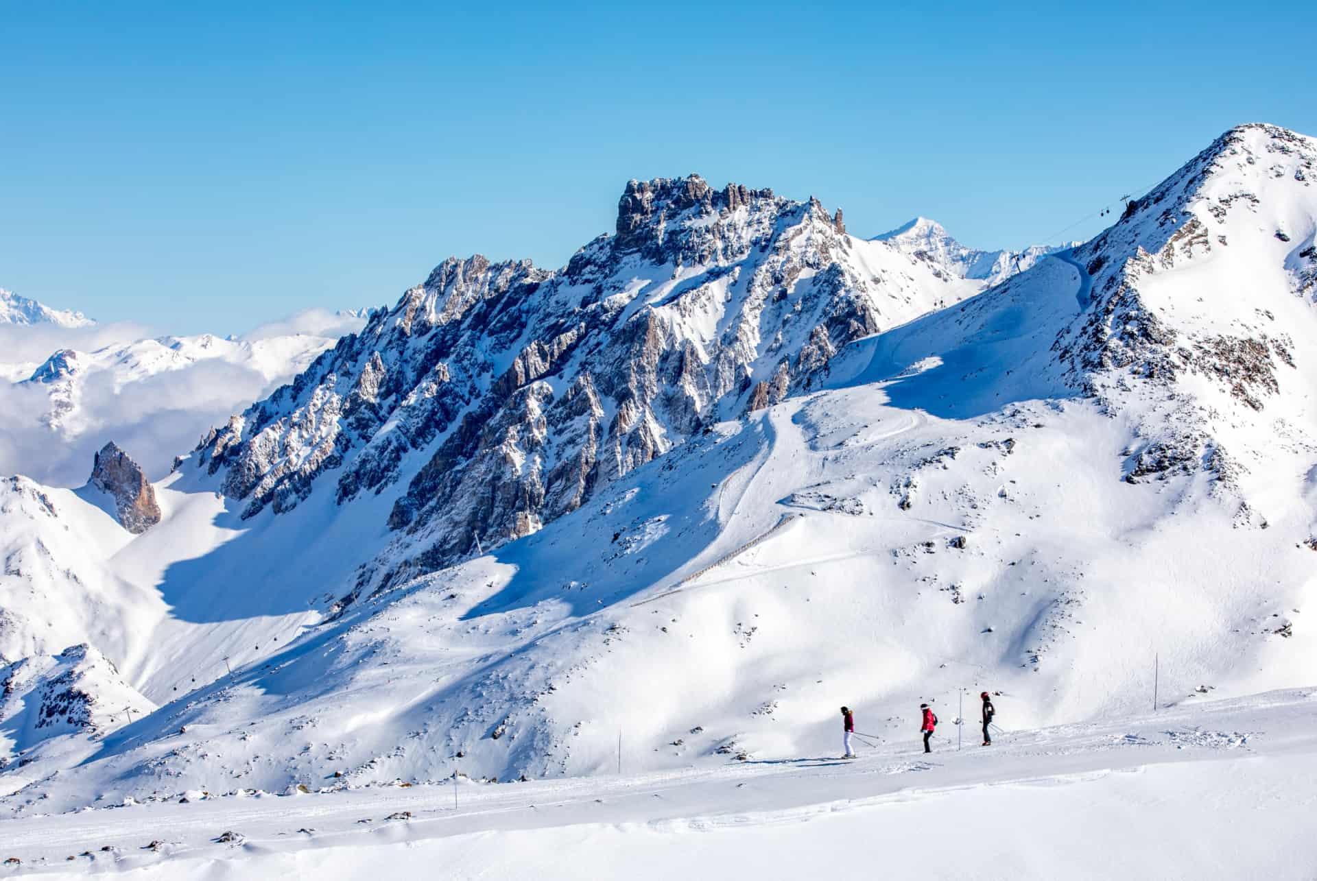 montagnes en fevrier france