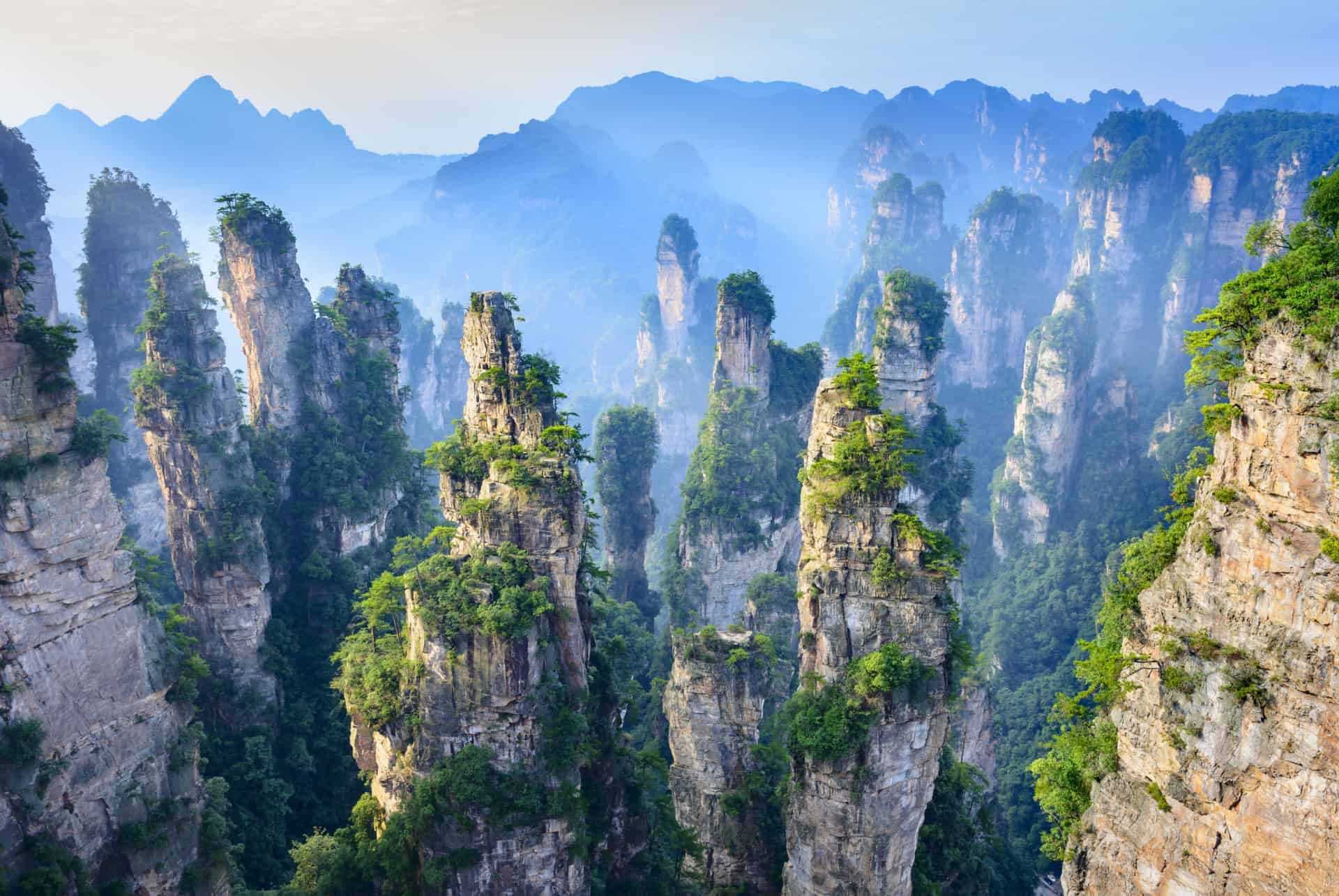 parc national zhanjiajie que faire chine