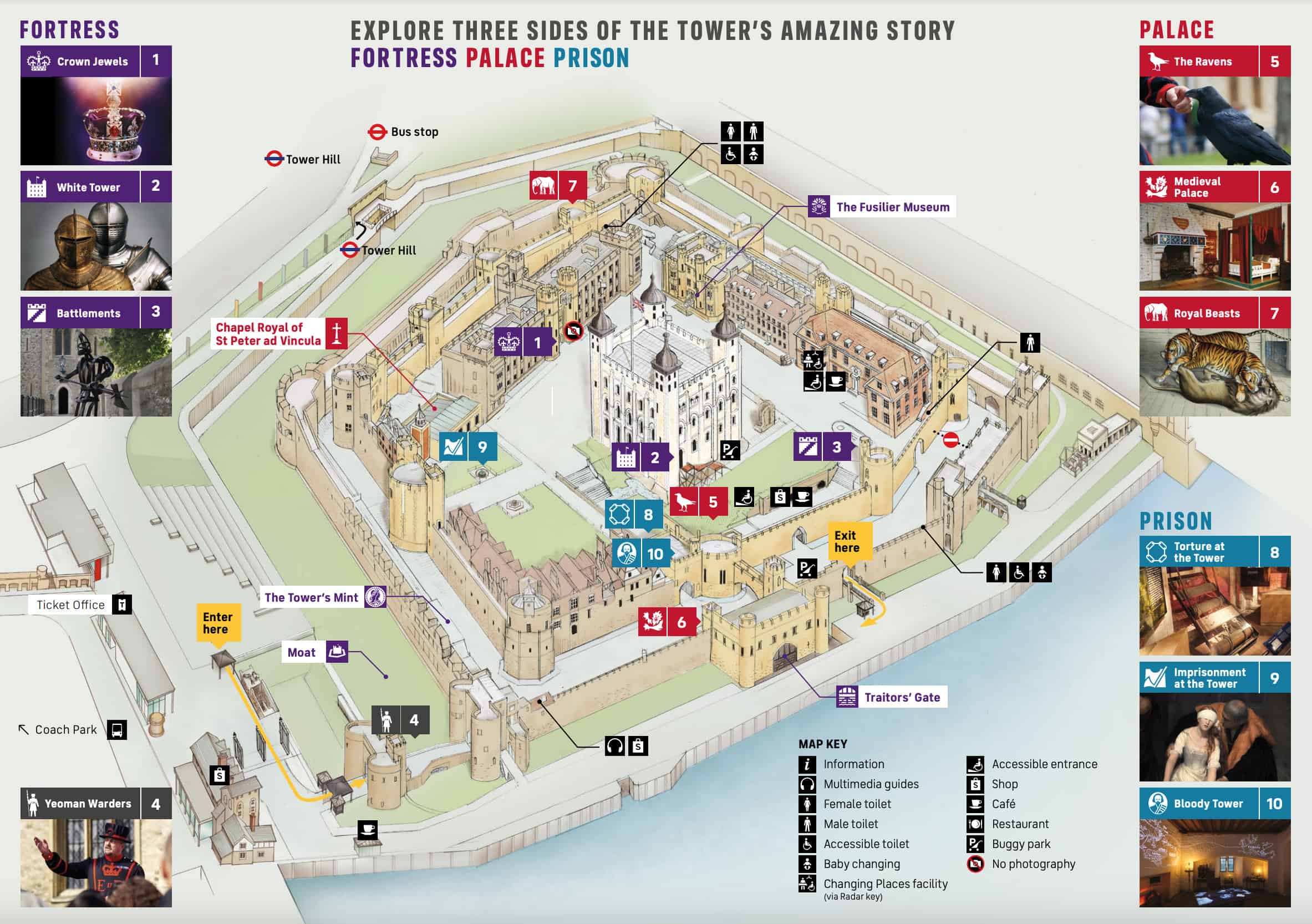 plan tour de londres historic palaces