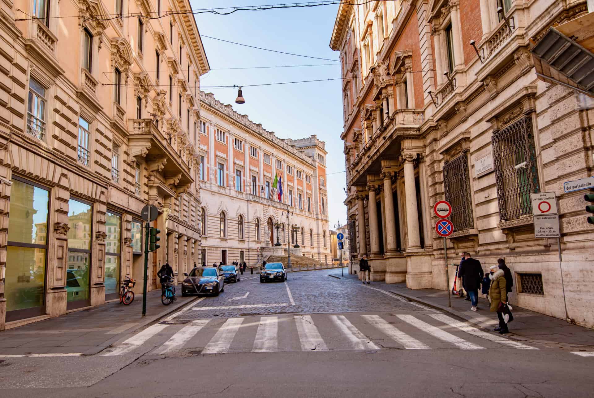 rome en fevrier rue