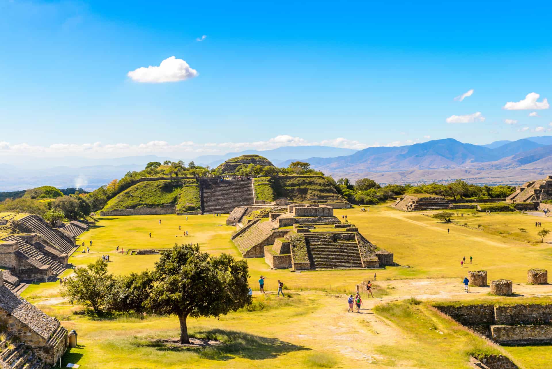 site archeologique de monte alban oaxaca mexique
