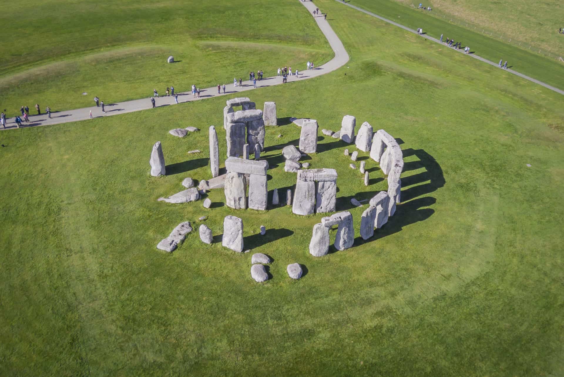 stonehenge vue aerienne