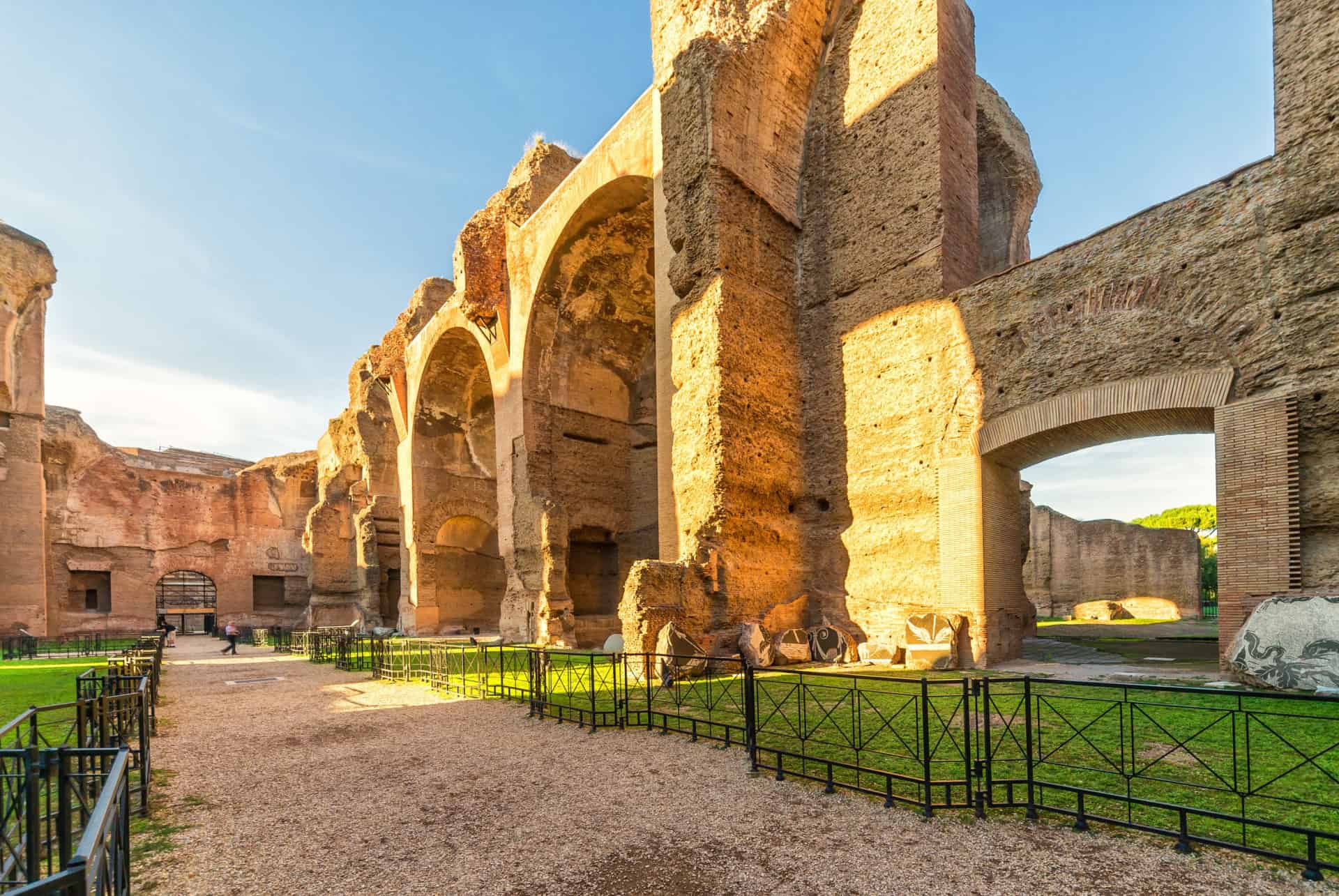 visite des thermes de caracalla