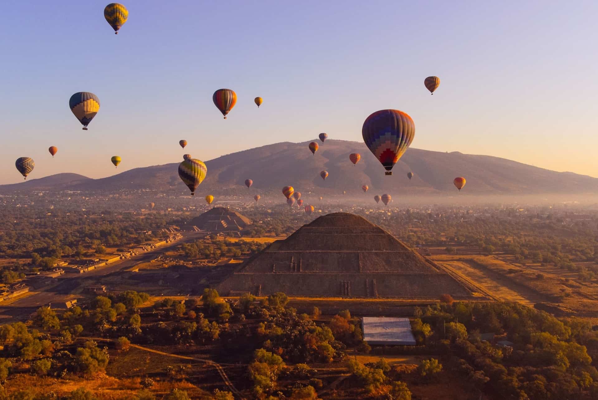 vol en montgolfiere au mexique