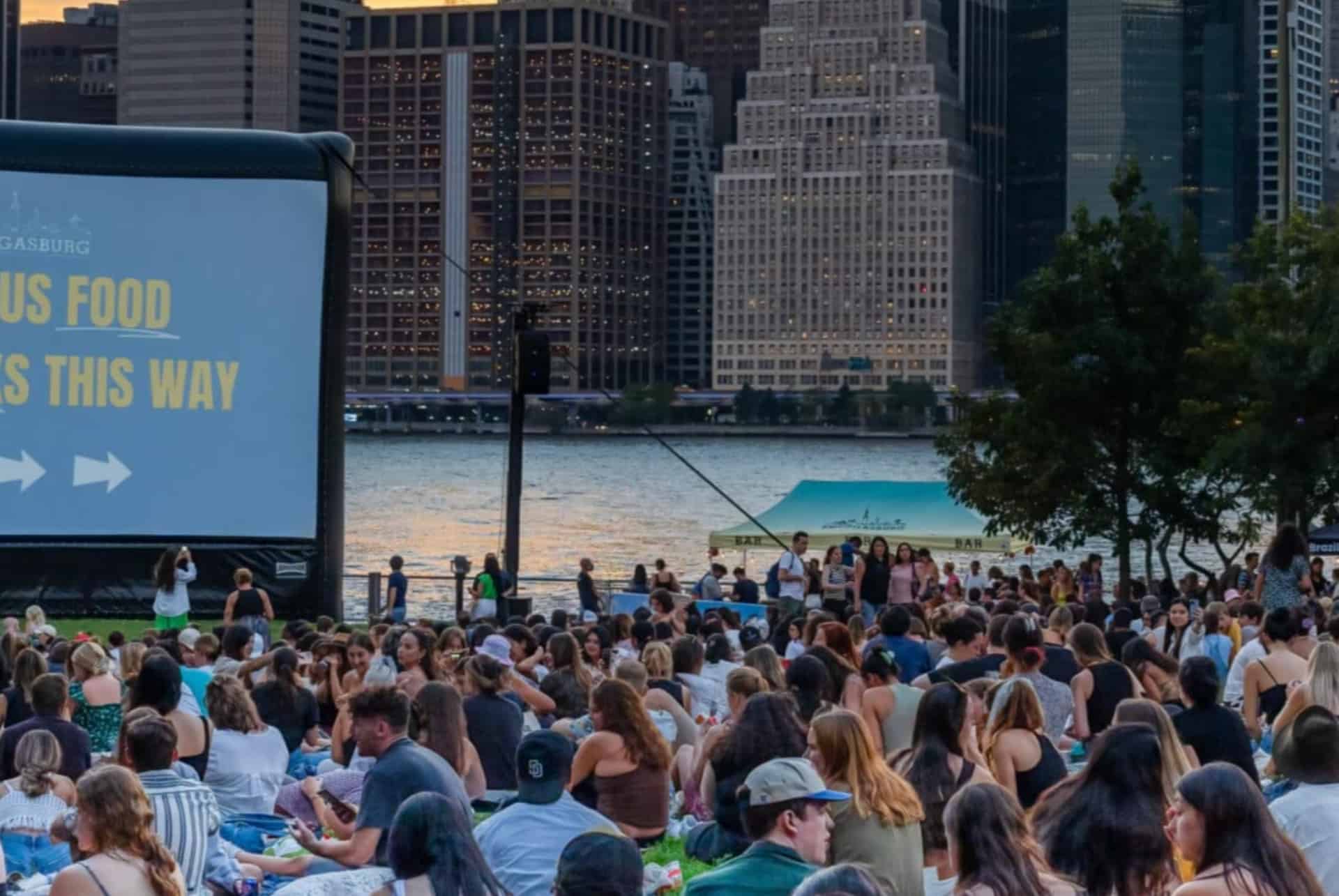 Brooklyn Bridge Park movie with a view