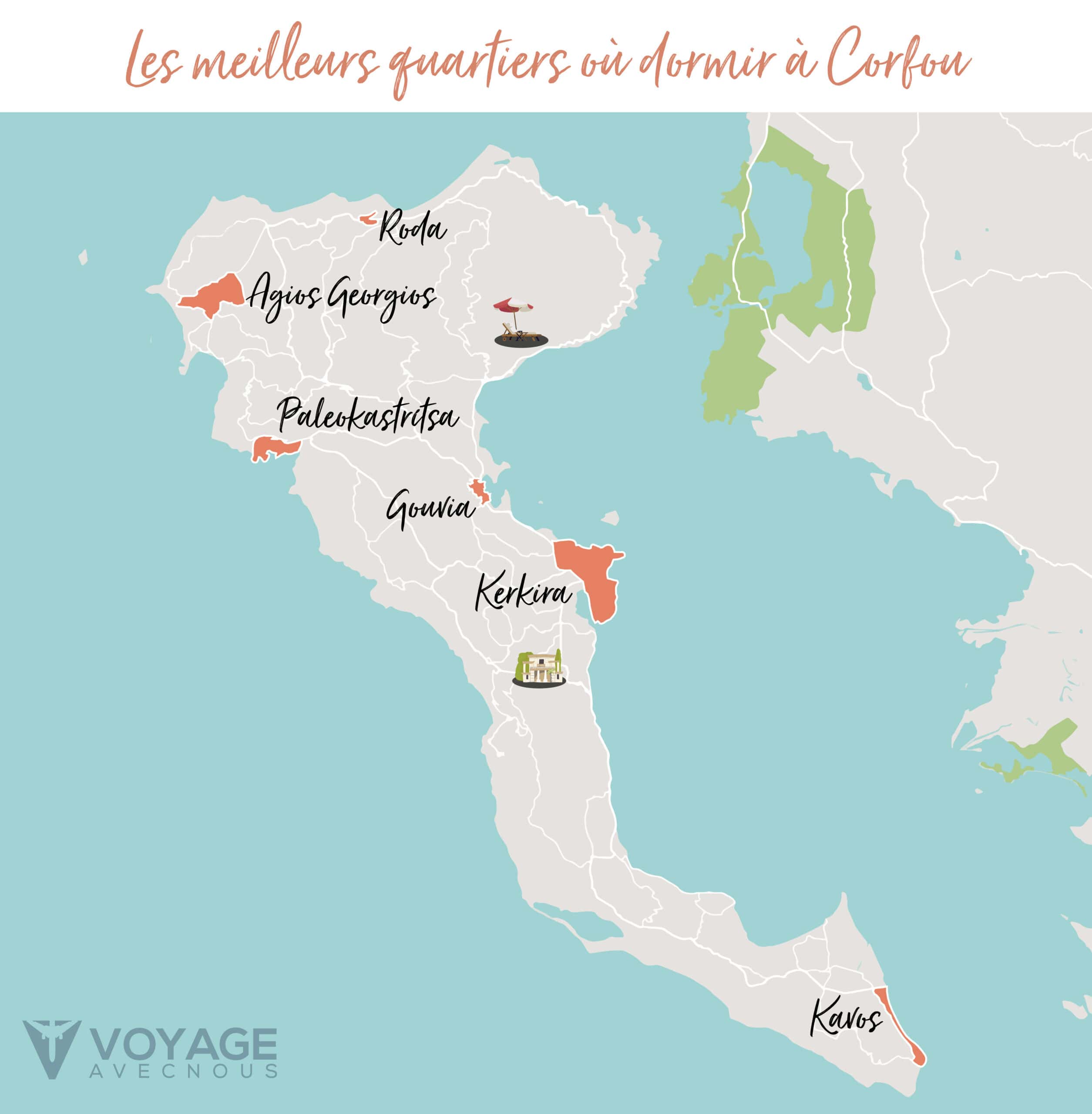 carte ou dormir corfou