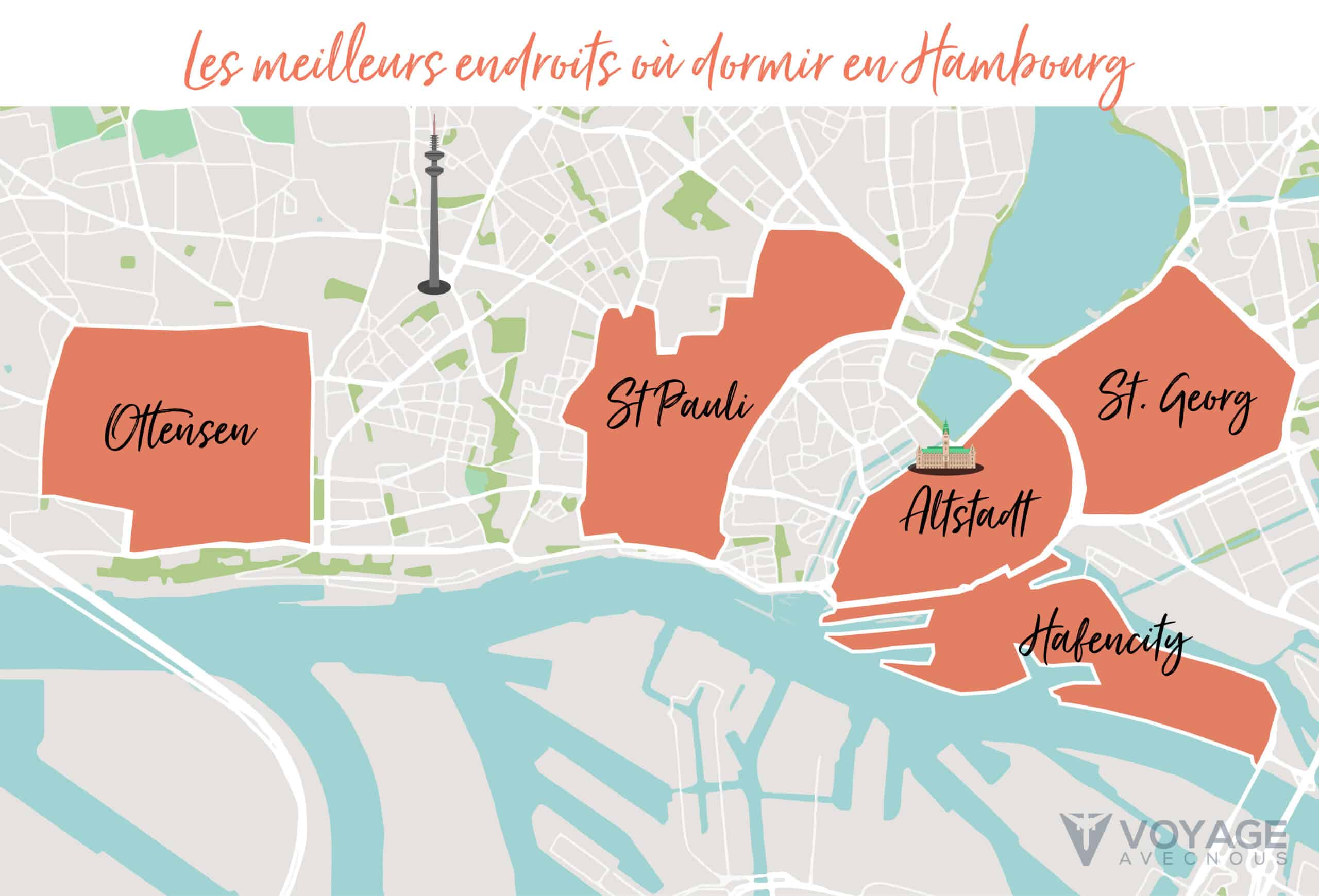 map ou dormir a hambourg