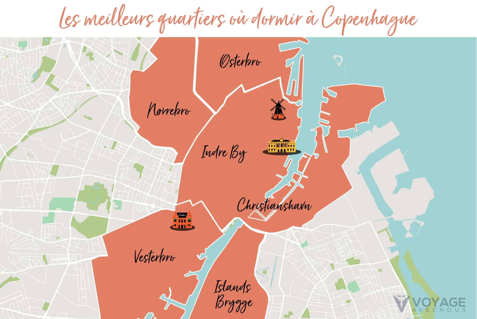 map ou dormir copenhague