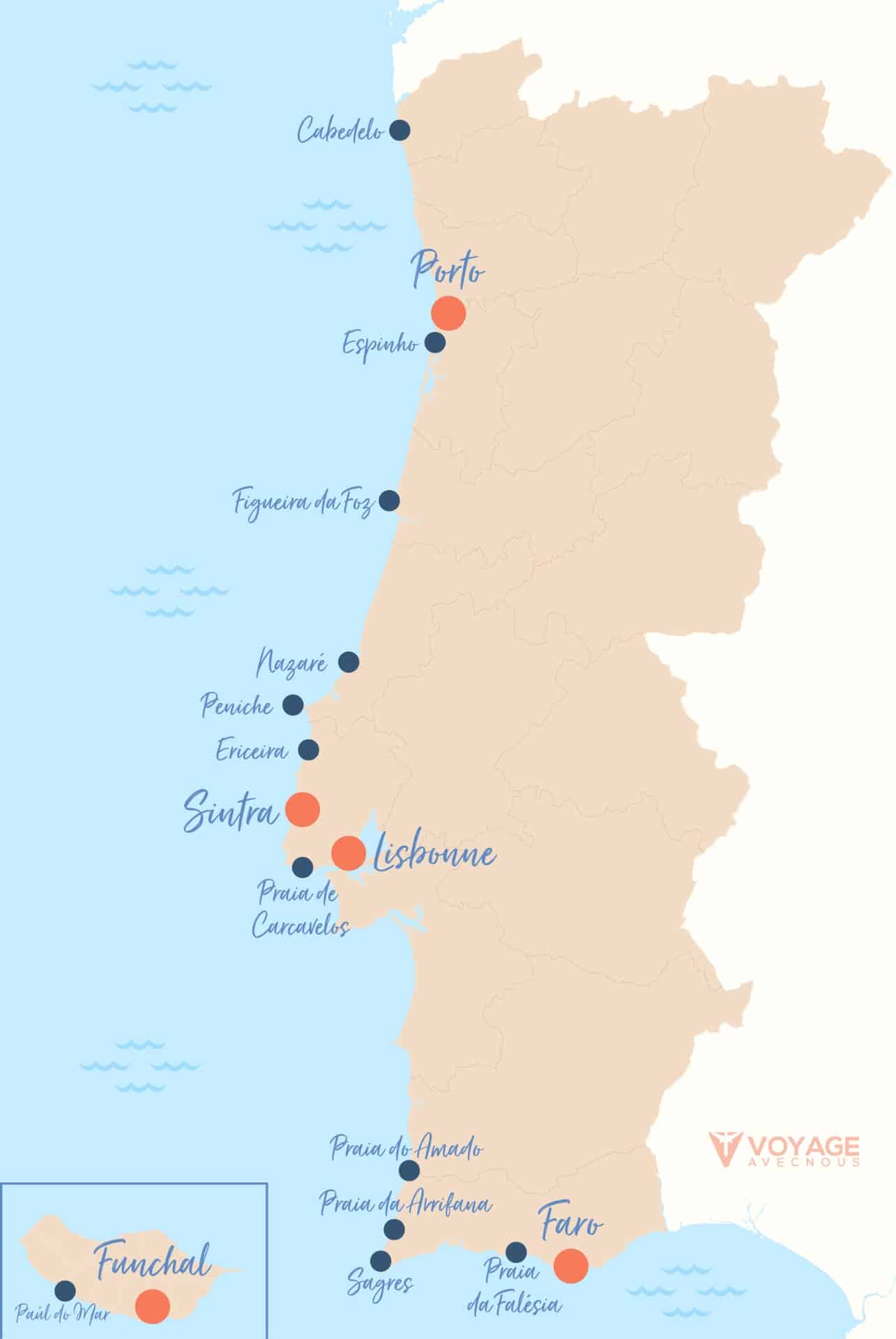 map surf portugal