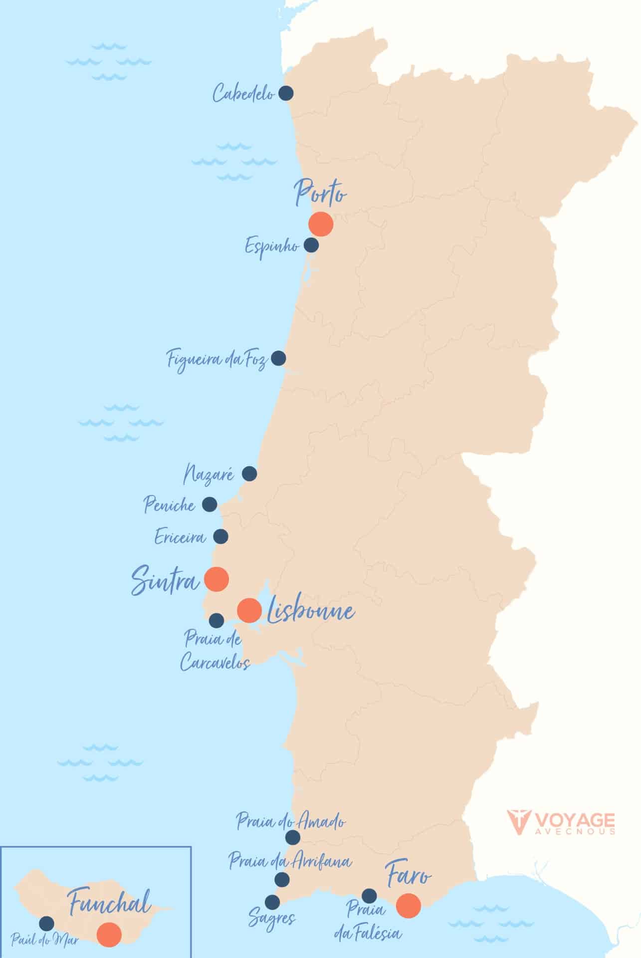 map surf portugal