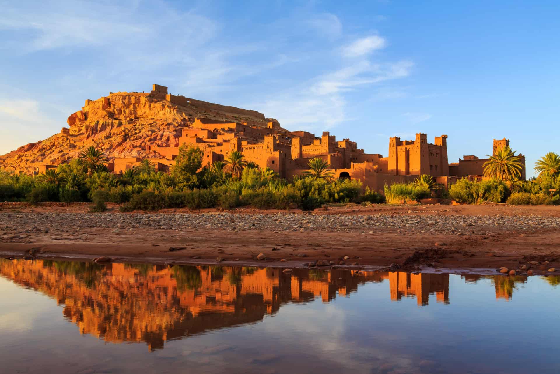 oasis kasbah ait ben haddou desert marrakech